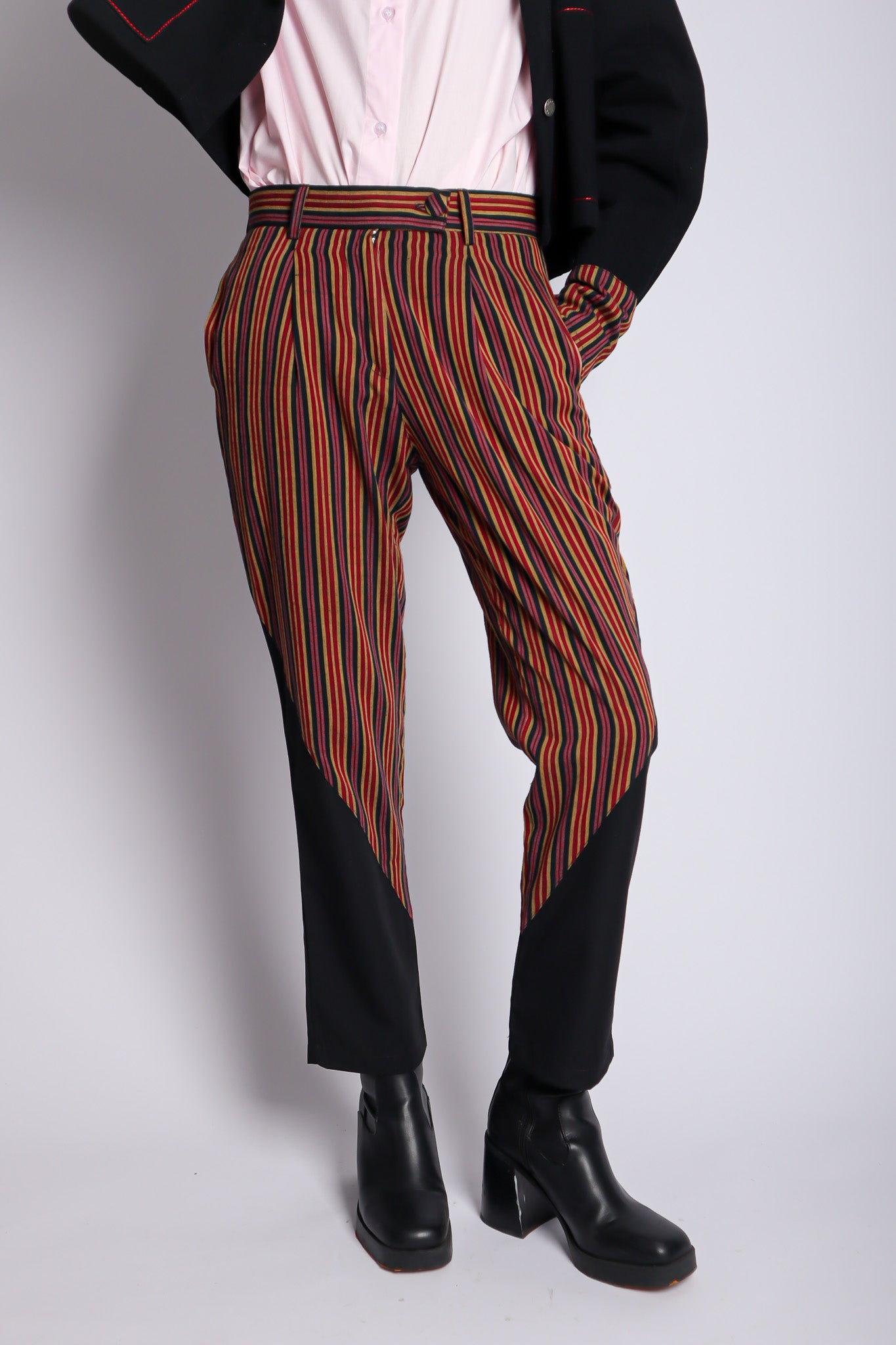WASTRA MIX PANTS IN ORANGE