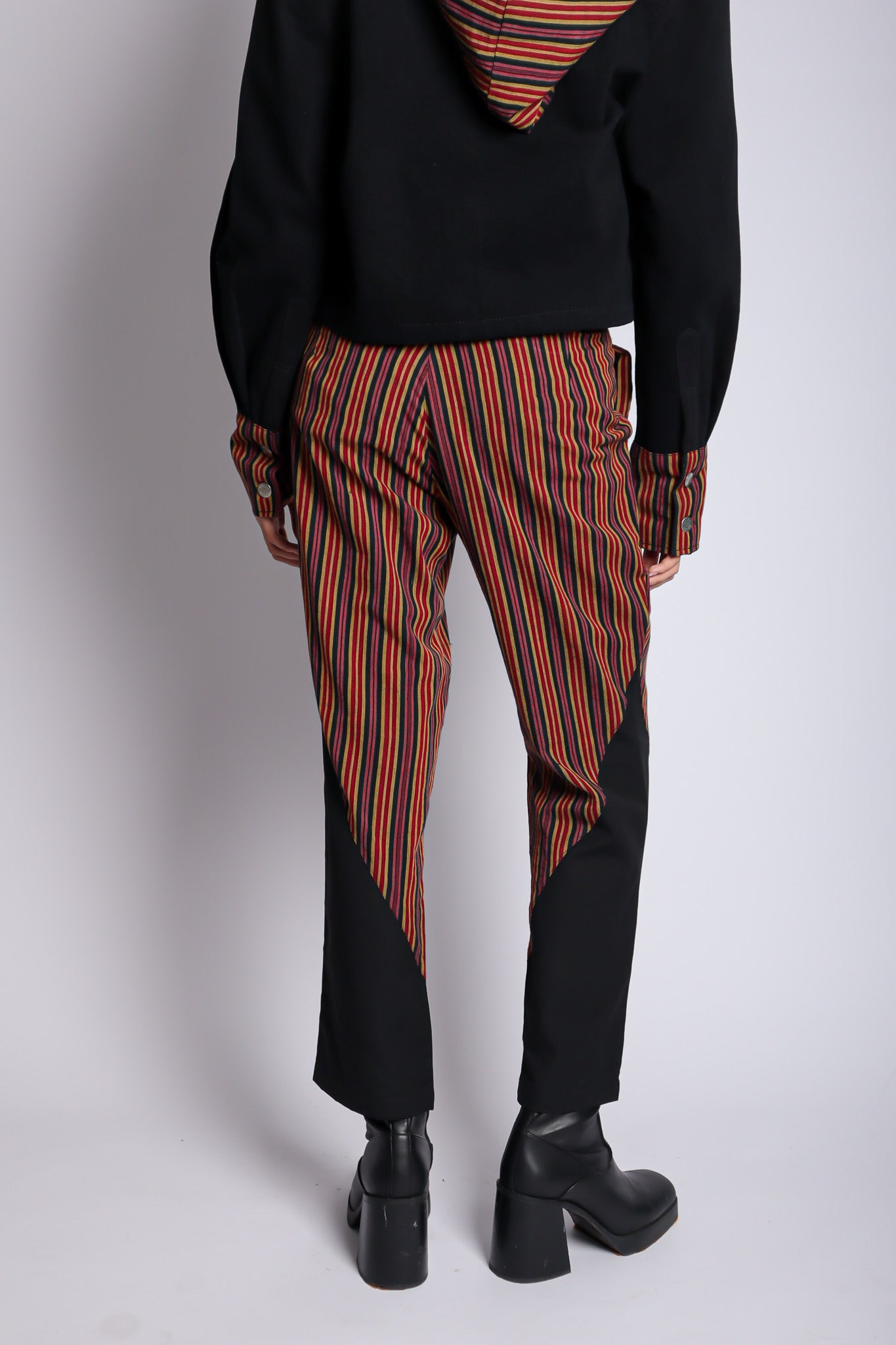 WASTRA MIX PANTS IN ORANGE