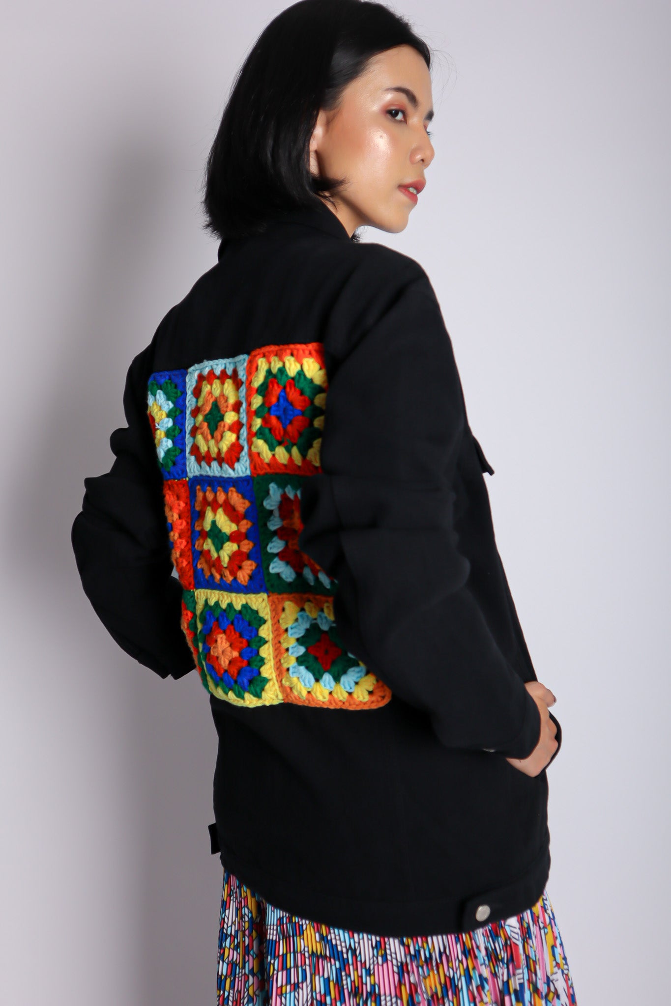 CTL BLACK DENIM JACKET