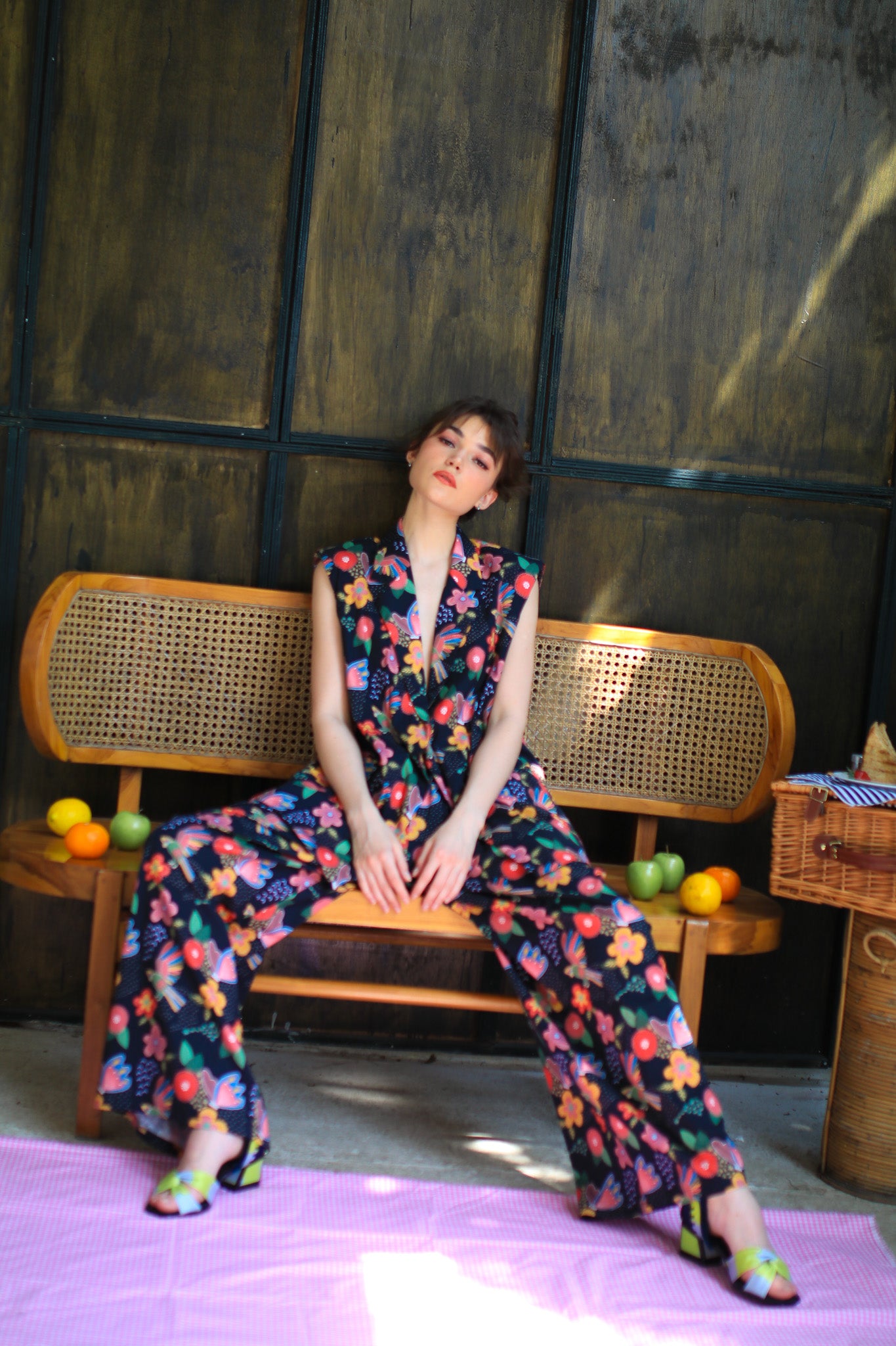 BLACK BIRD HIGHWAIST RUBBER PANTS