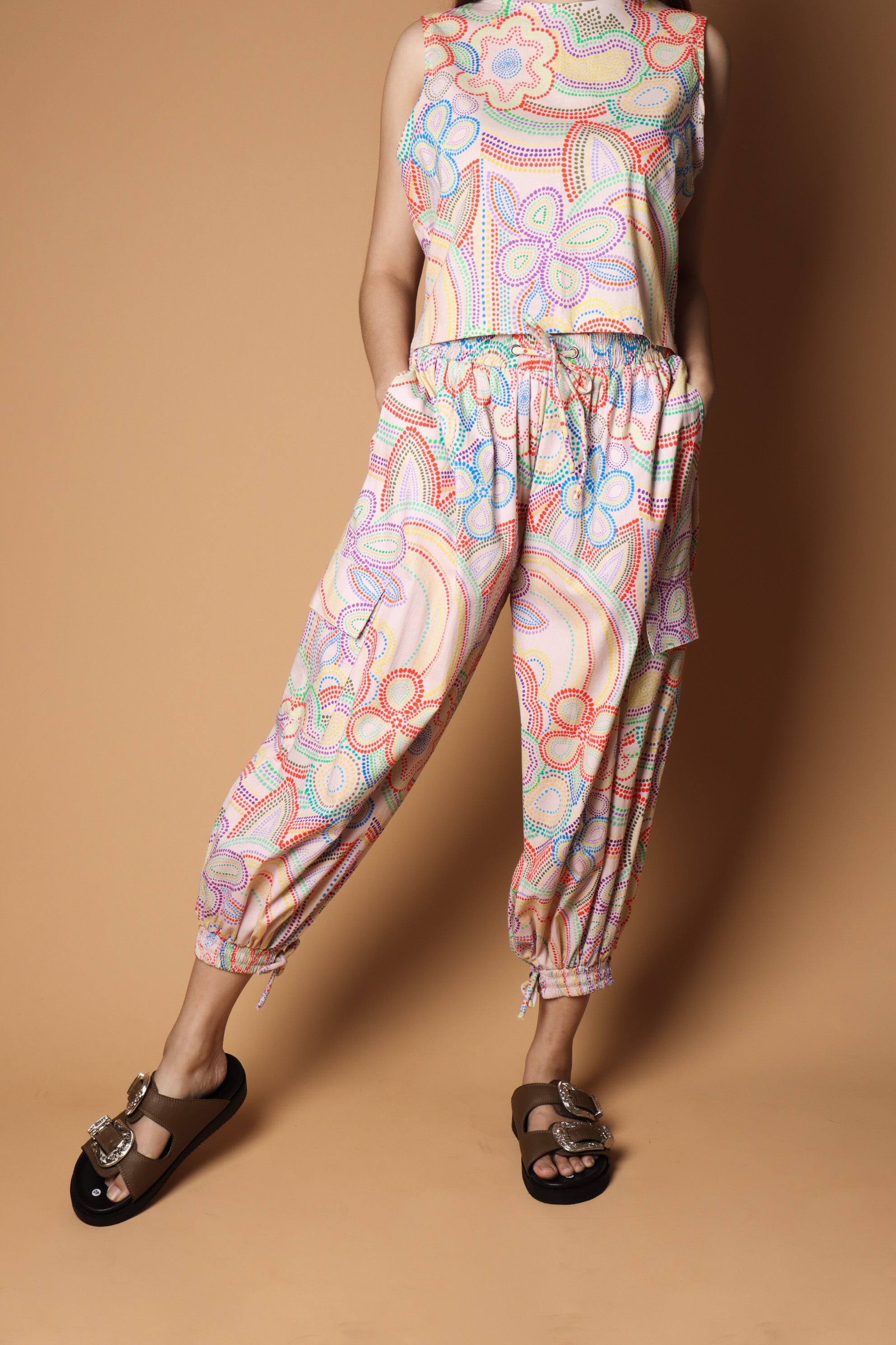AURORA WHITE CARGO PANTS