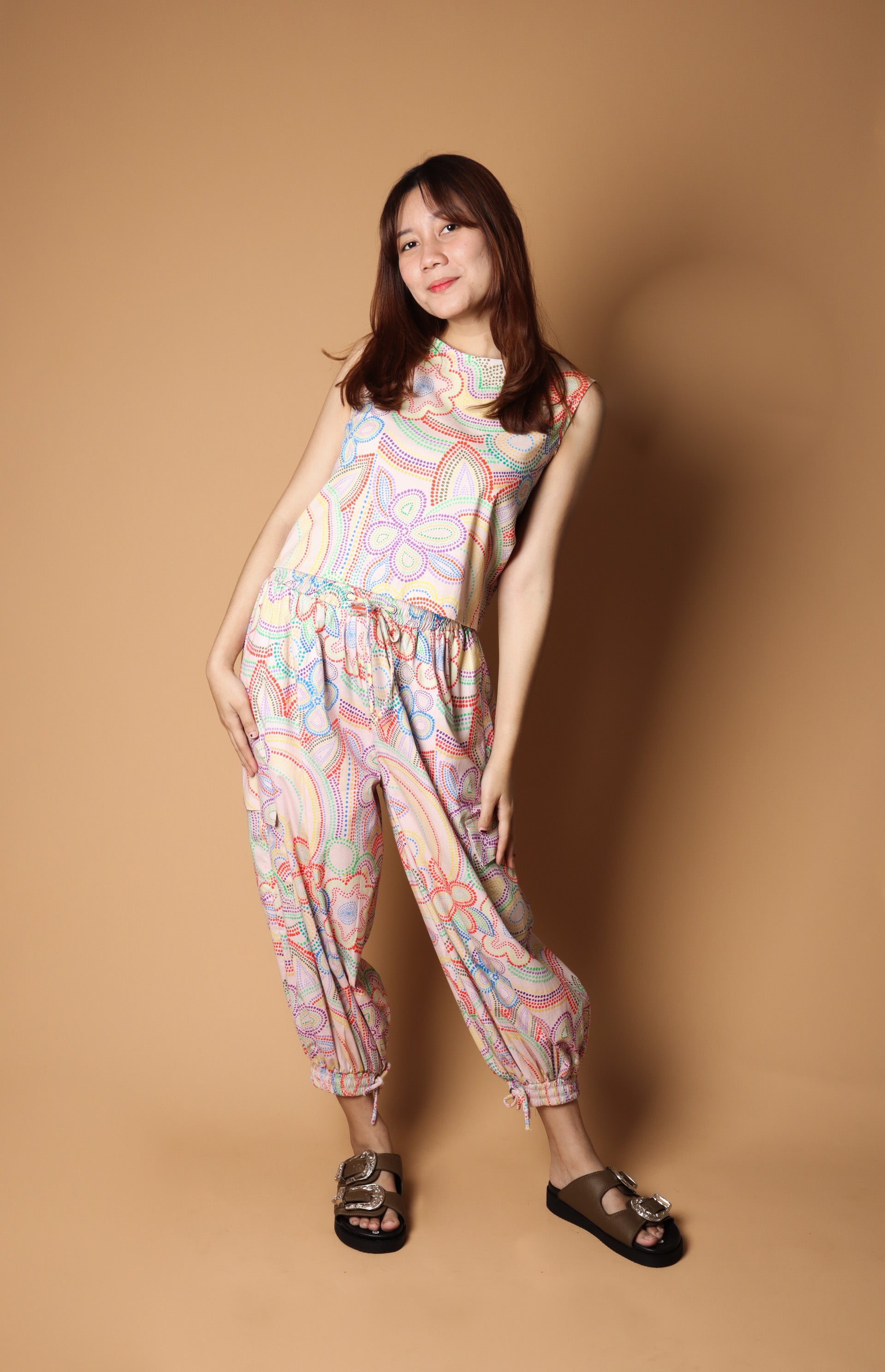 AURORA WHITE CARGO PANTS