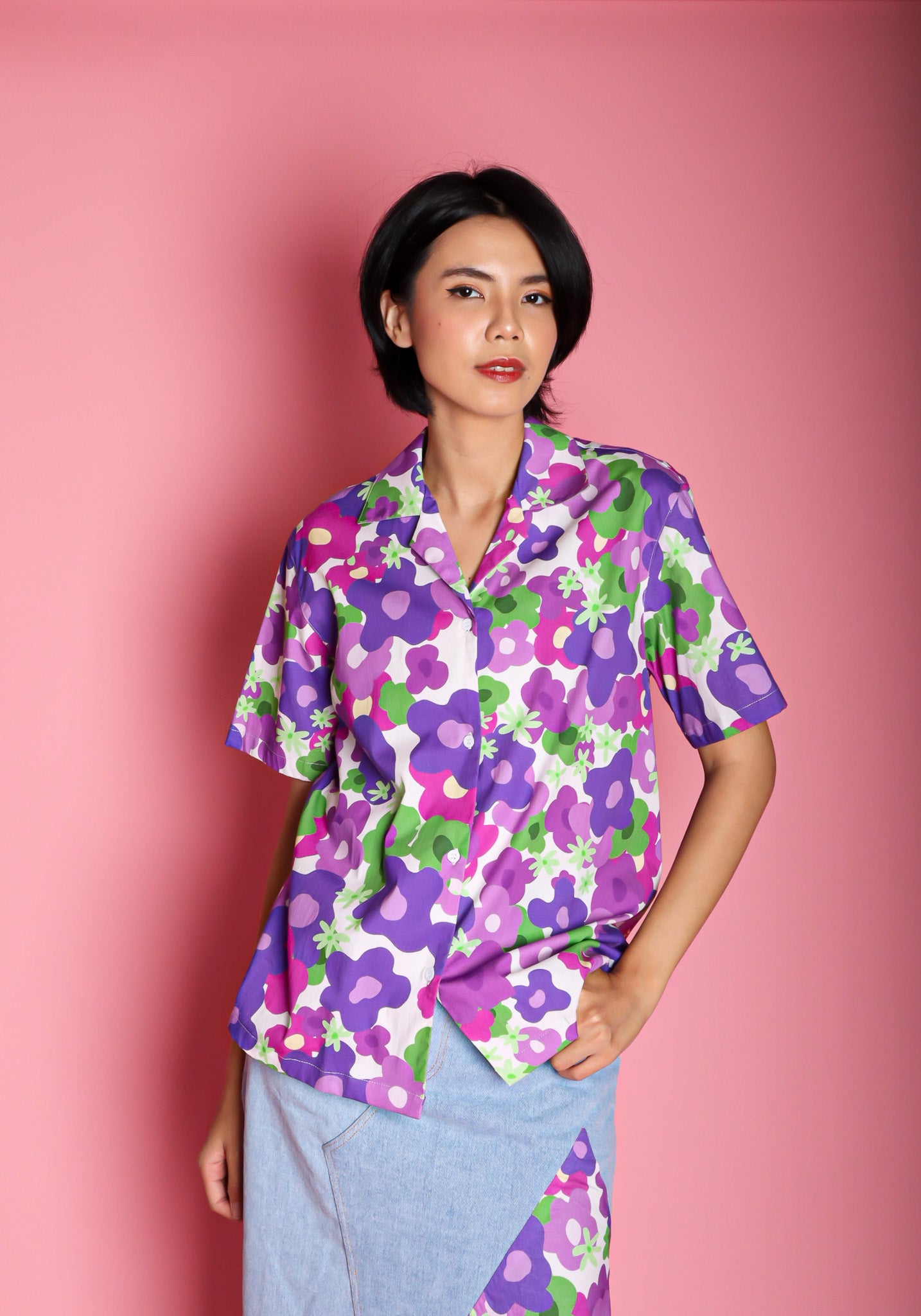 ANEMONE SHORT SHIRT