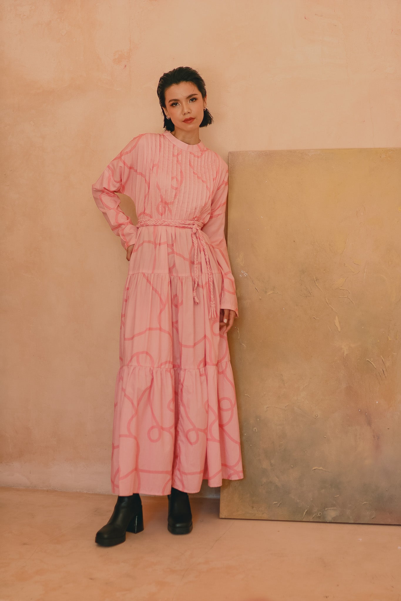 CALLA X ADINIA MAXI DRESS IN PINK