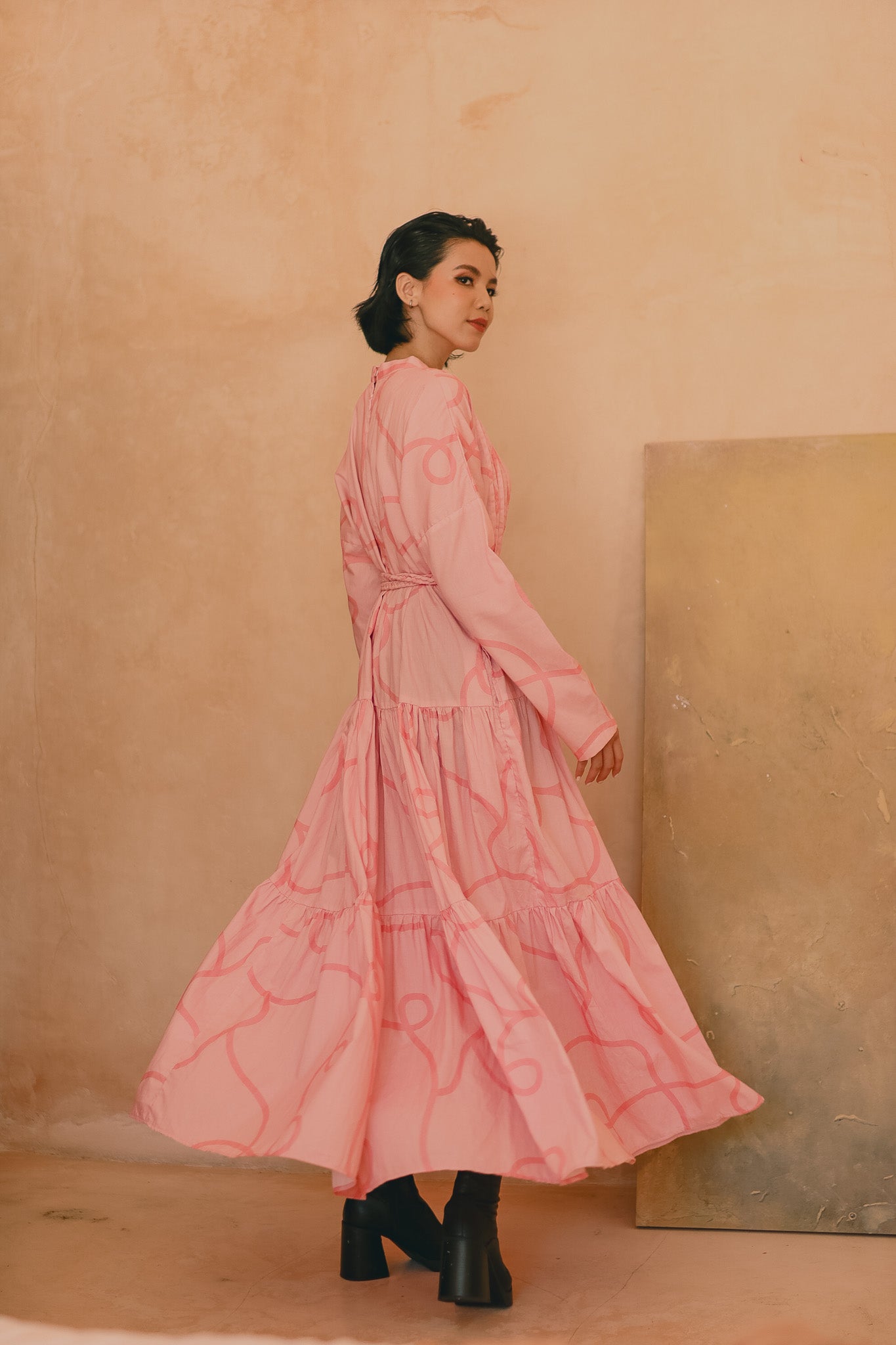 CALLA X ADINIA MAXI DRESS IN PINK