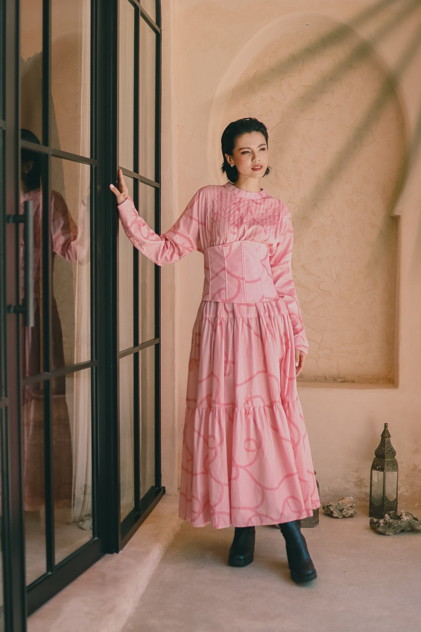 CALLA X ADINIA MAXI DRESS IN PINK