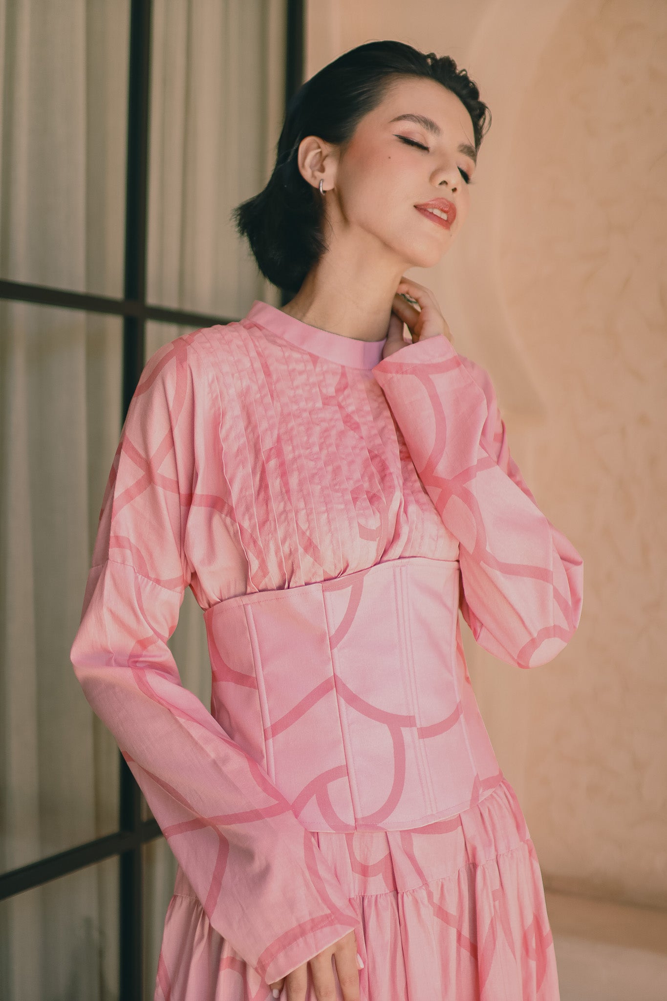 CALLA X ADINIA CAMISOLE IN PINK