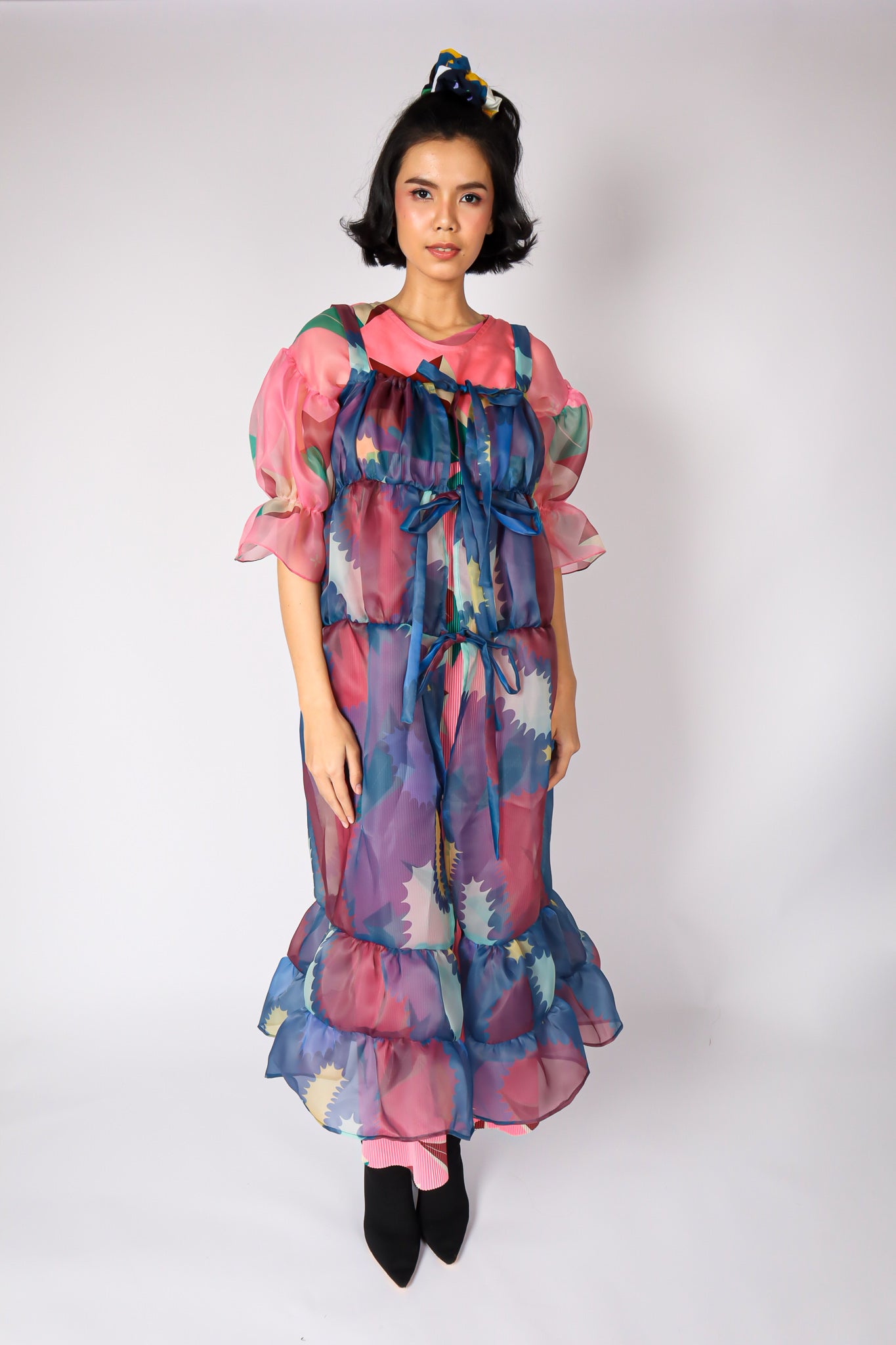 MYPHLORA ORGANZA OUTER DRESS