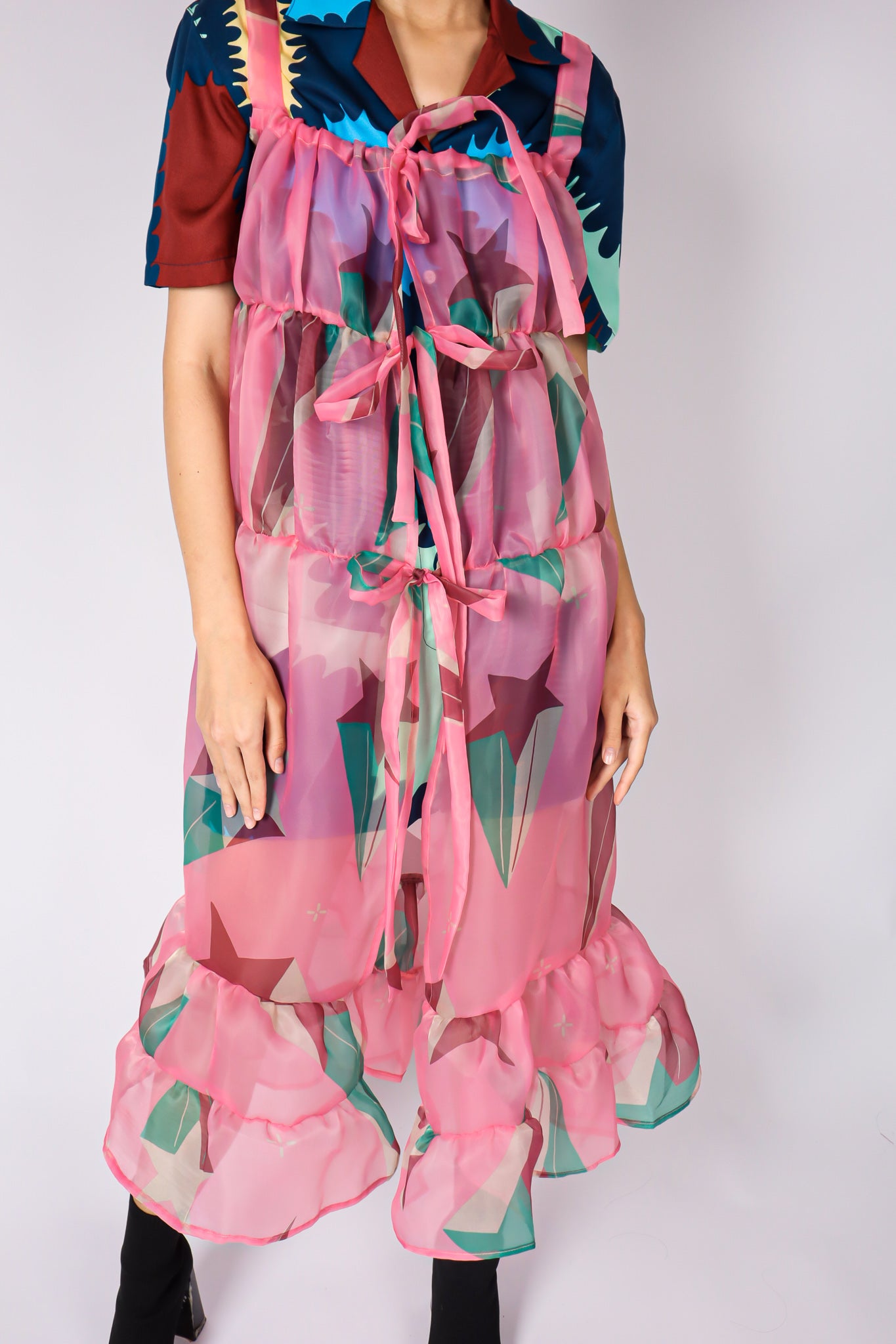 SUPERNOVA ORGANZA OUTER DRESS