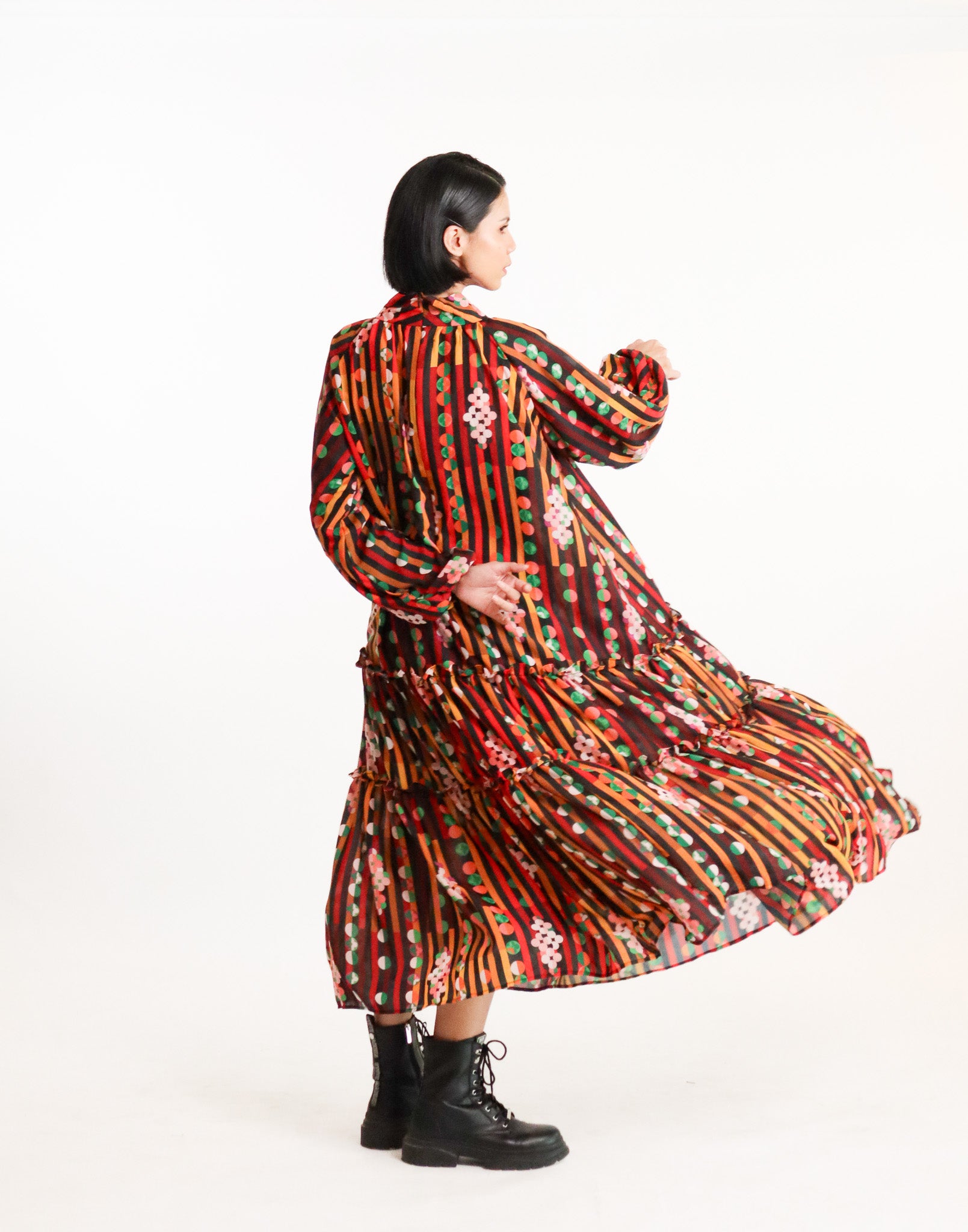 LUMINANCE VICTORIAN DRESS IN GOLD