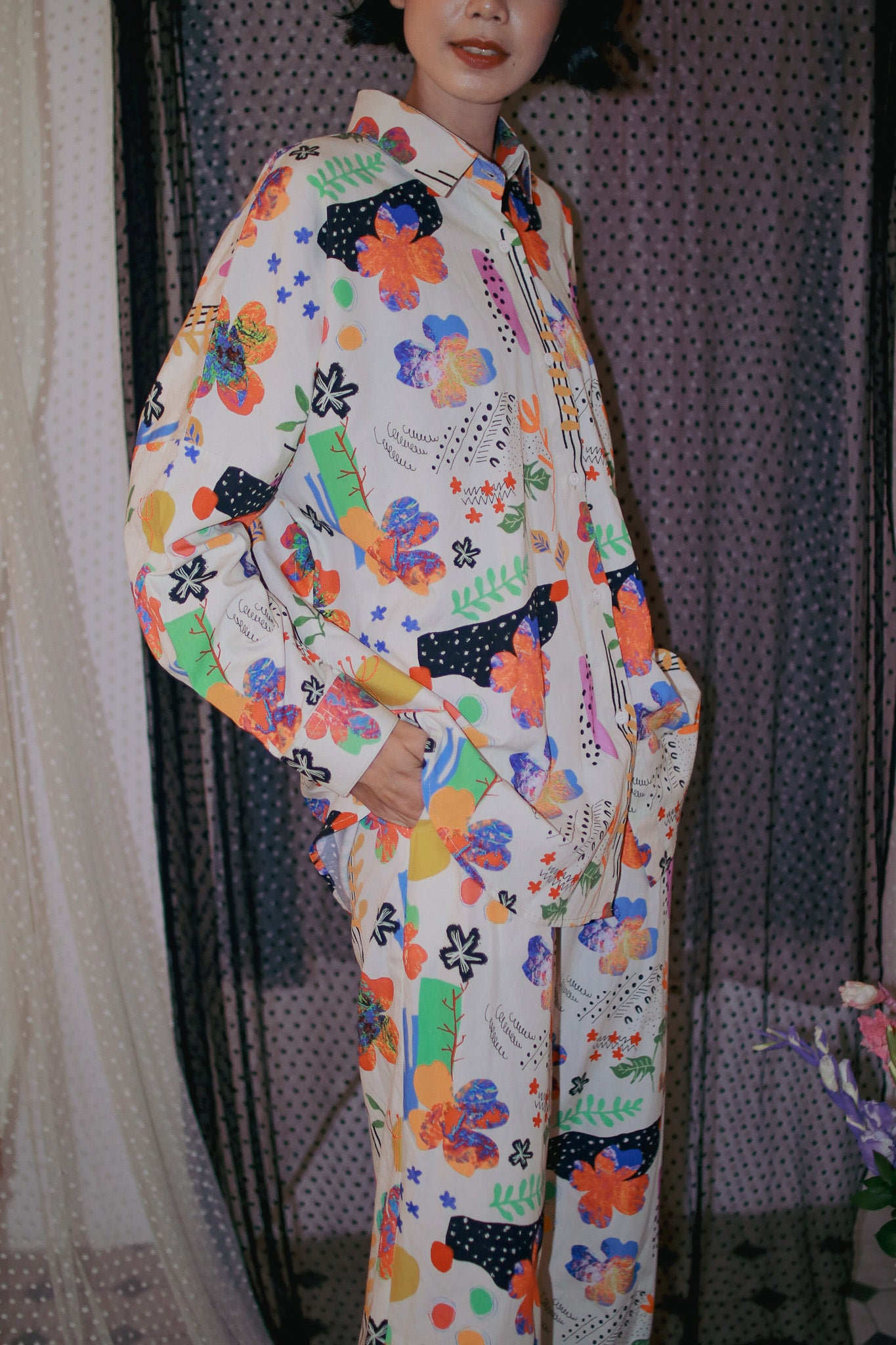 BLOOMING RAYA PALAZZO PANTS