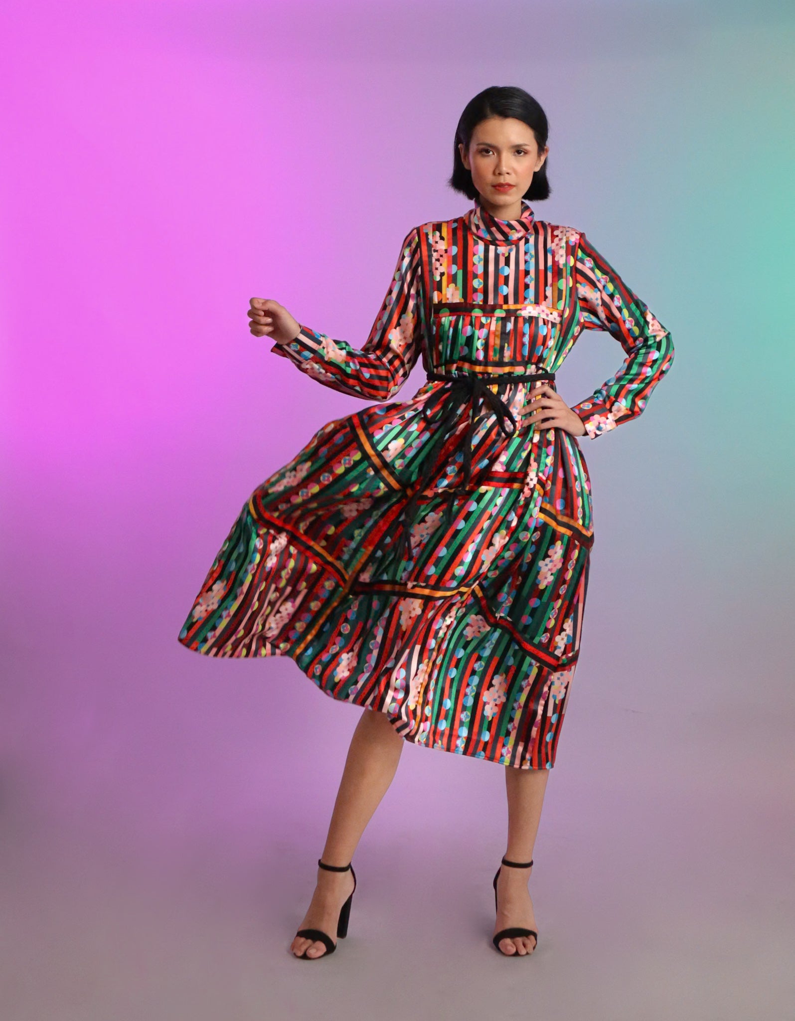 LUMINANCE MIX OLIVIA DRESS