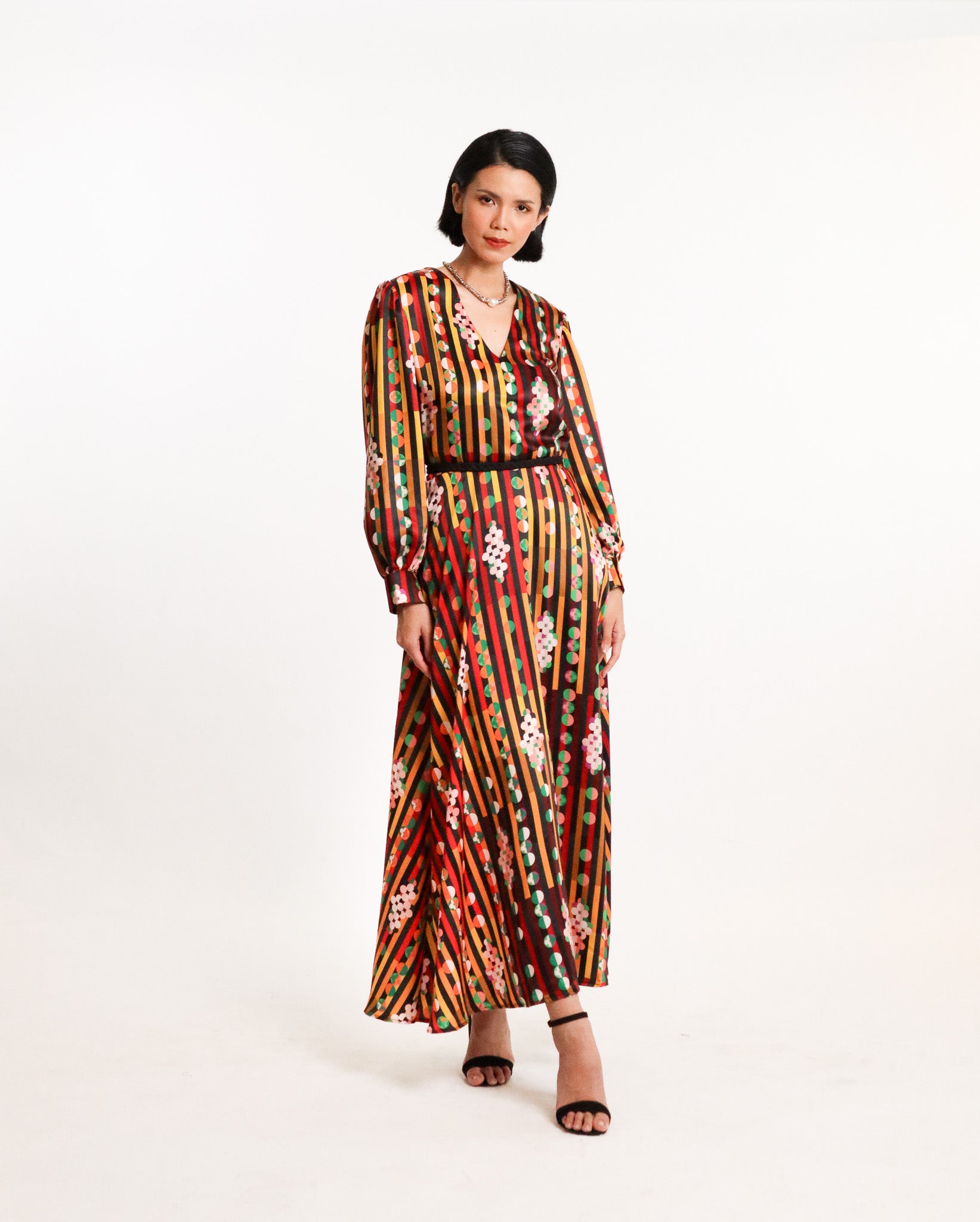 LUMINANCE STELLA DRESS IN GOLD