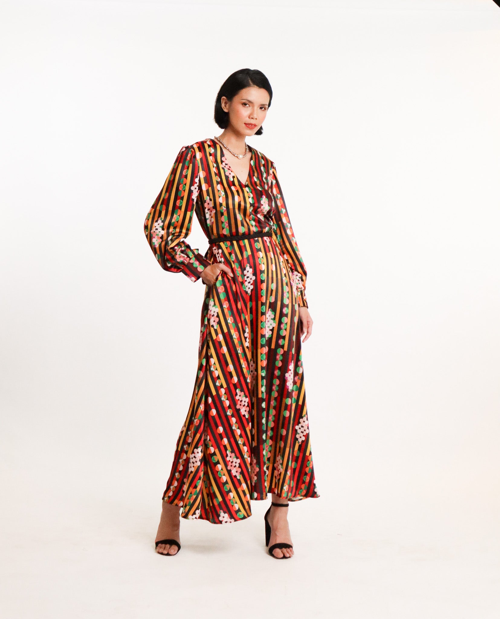 LUMINANCE STELLA DRESS IN GOLD