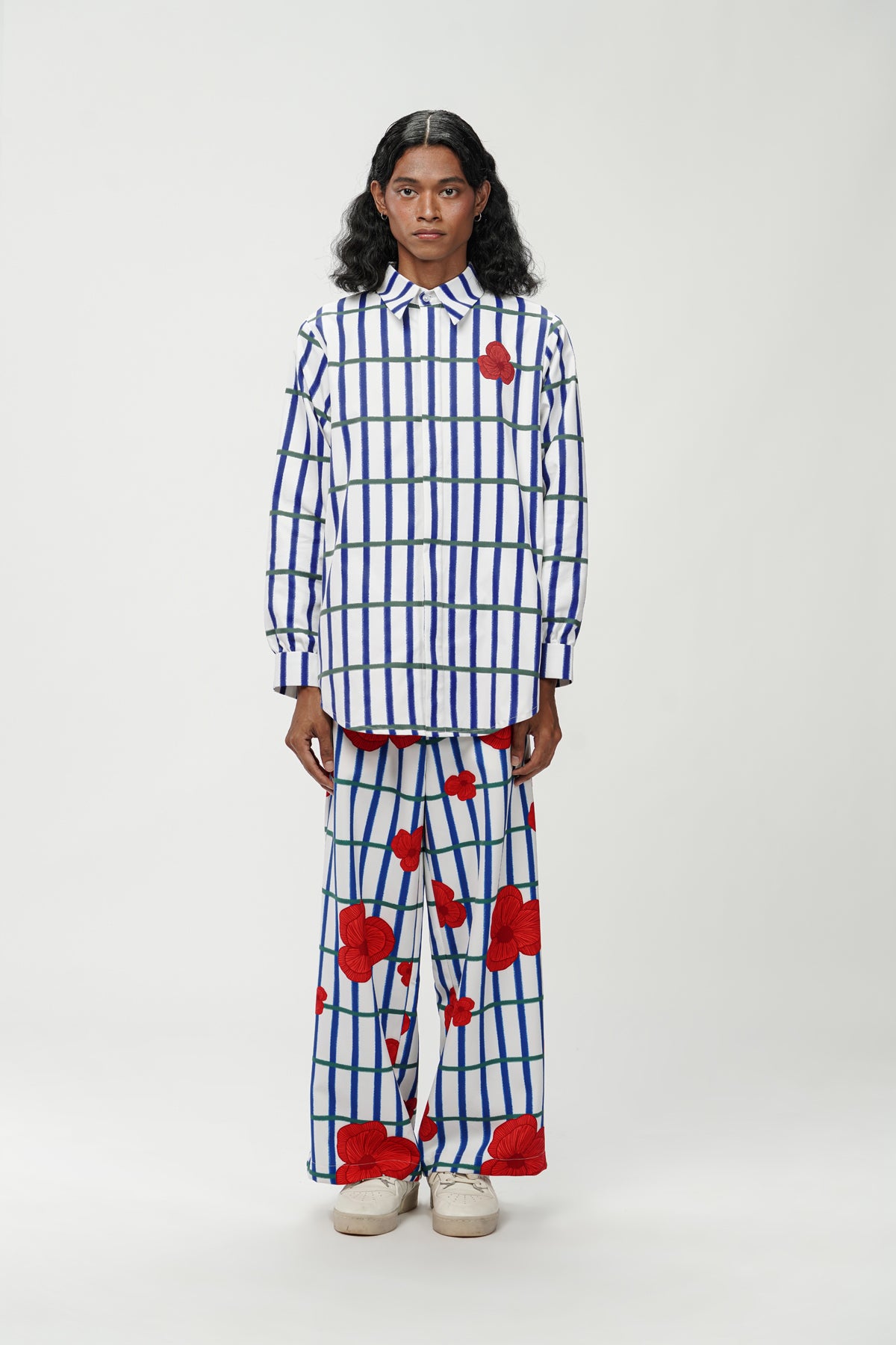 Jolie Long Shirt - Berries