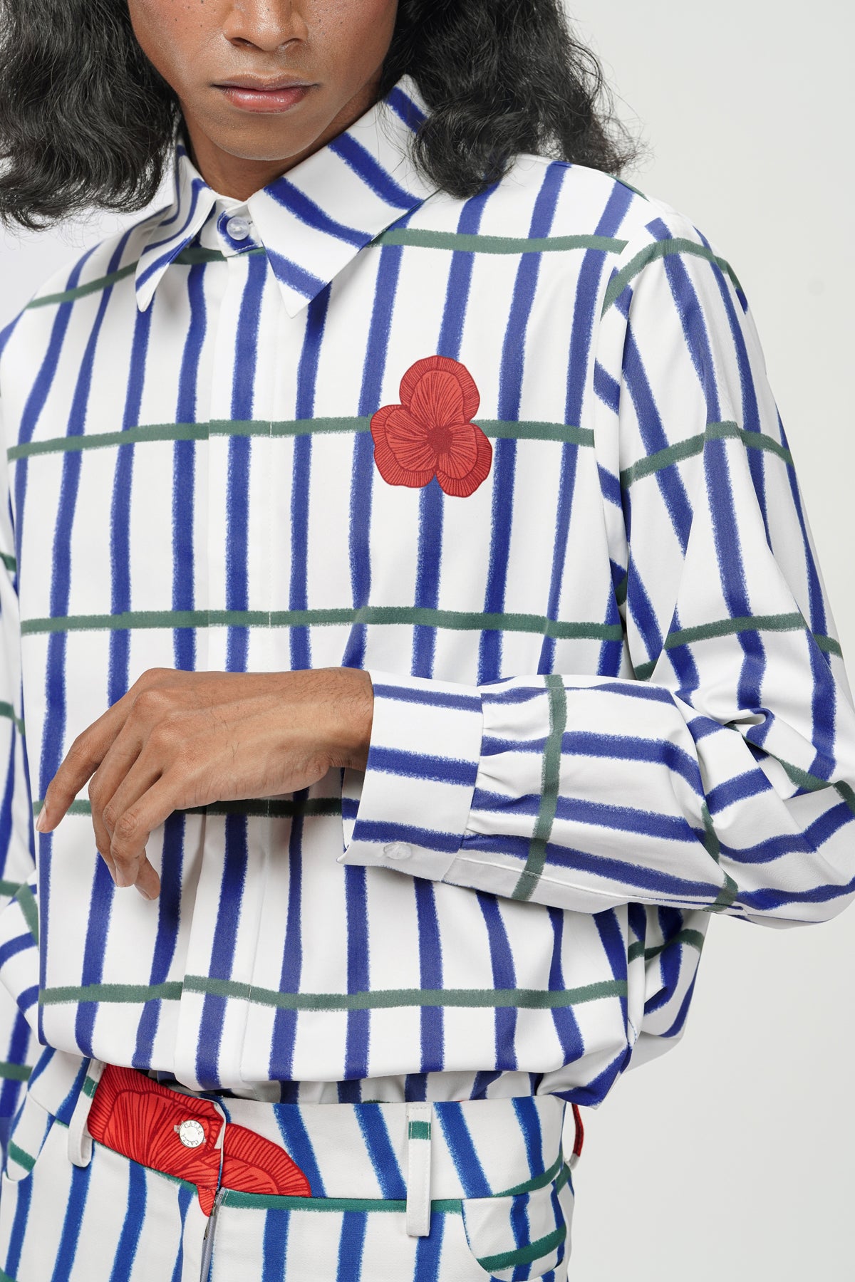 Jolie Long Shirt - Berries