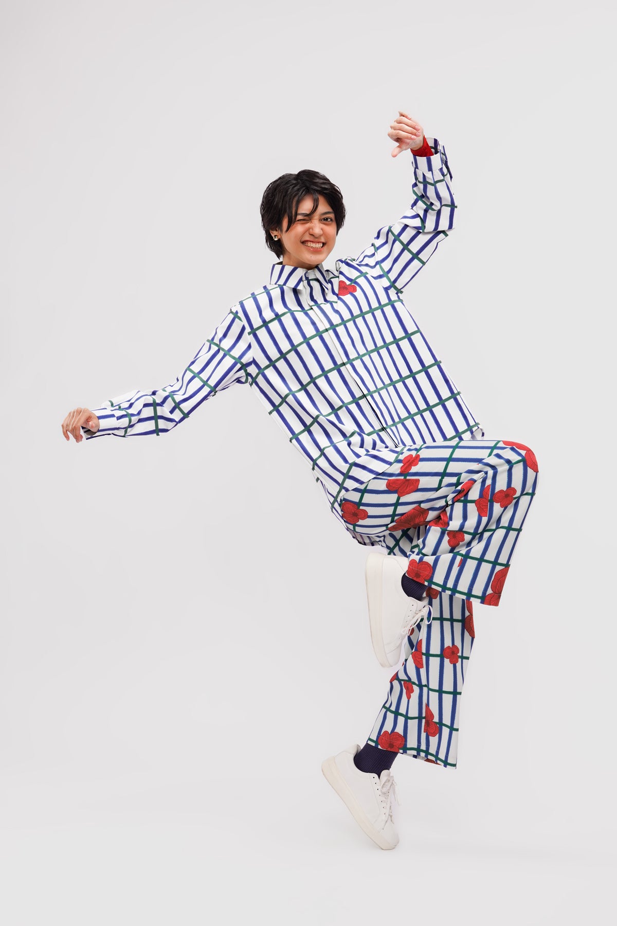 Jolie Long Shirt - Berries