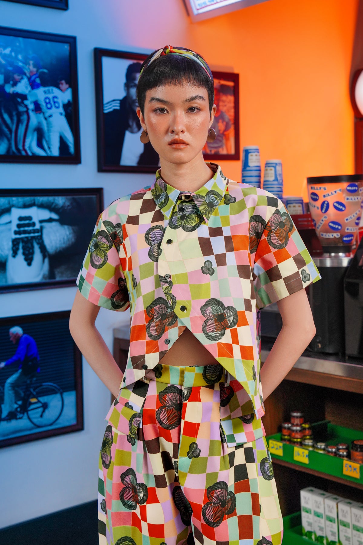 Lucid Bloom Asymmetric Shirt - Hues