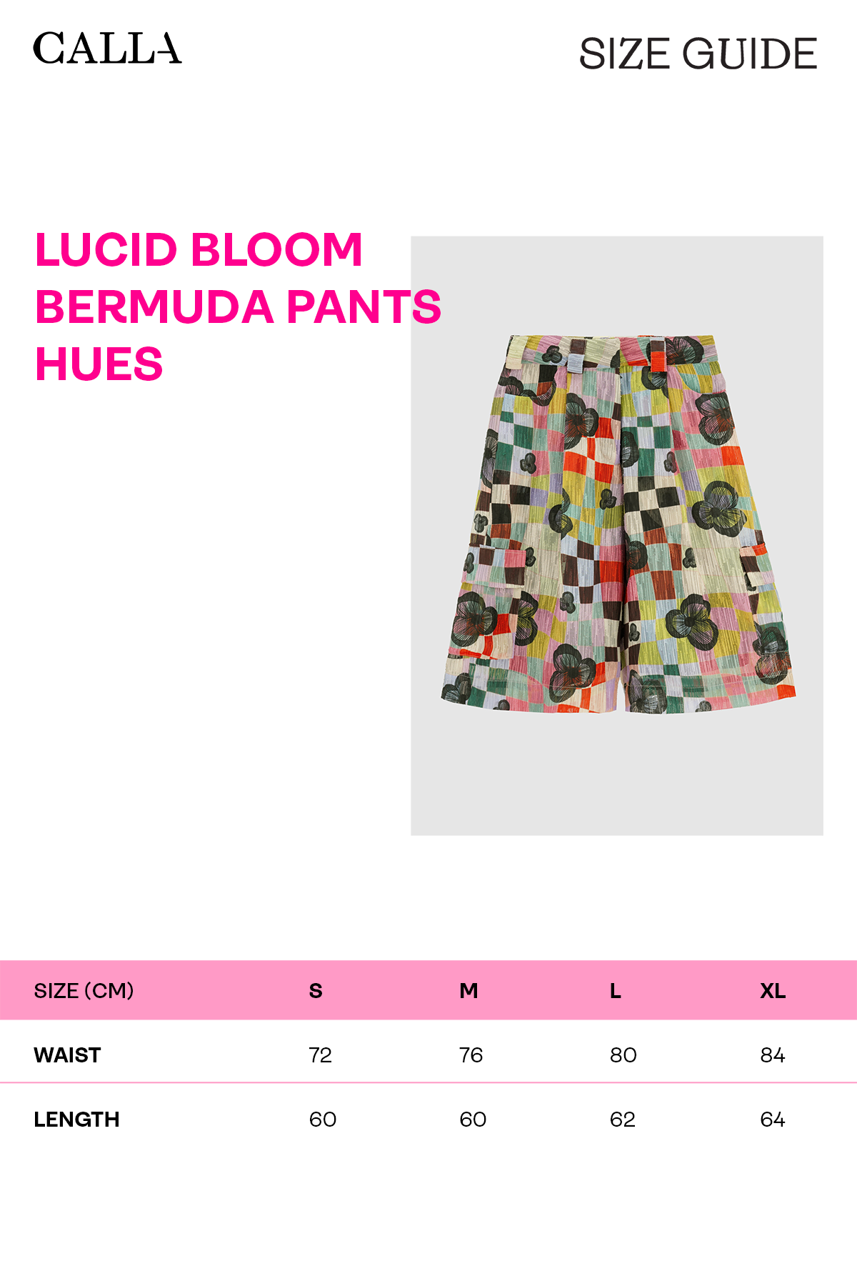 Lucid Bloom Bermuda Pants - Hues