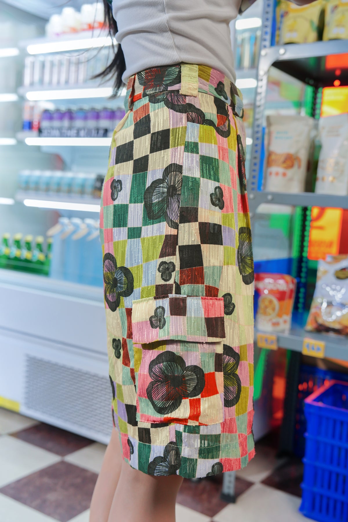 Lucid Bloom Bermuda Pants - Hues