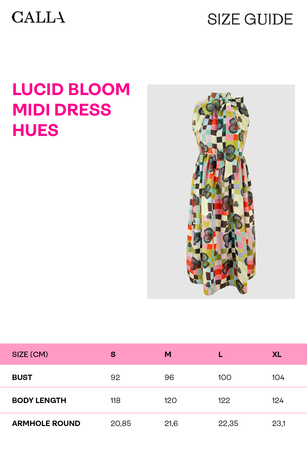 Lucid Bloom Midi Dress - Hues