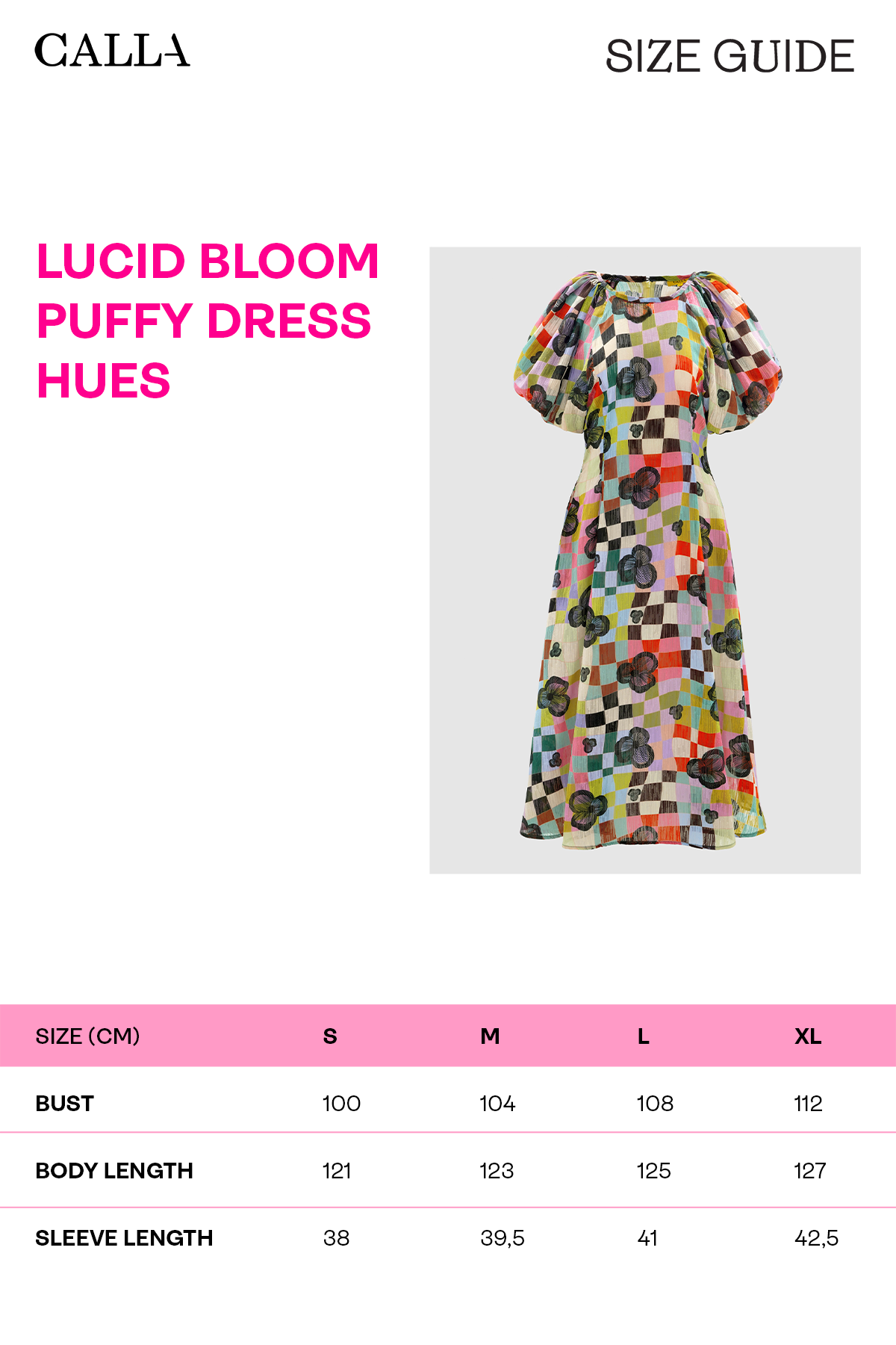 Lucid Bloom Puffy Dress - Hues