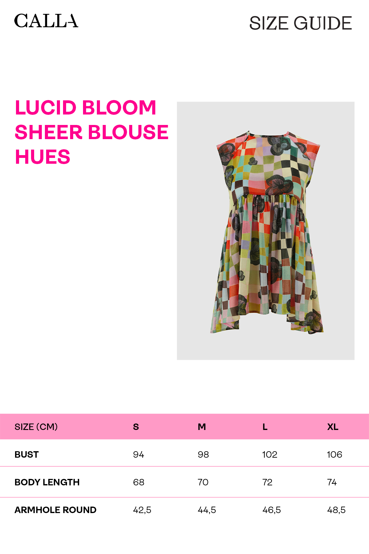 Lucid Bloom Sheer Blouse - Hues