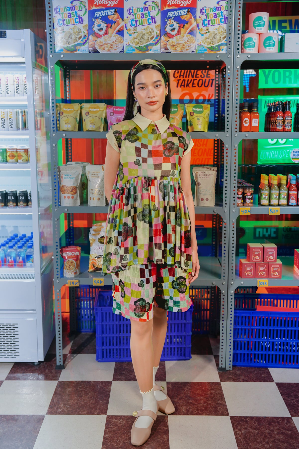 Lucid Bloom Sheer Blouse - Hues