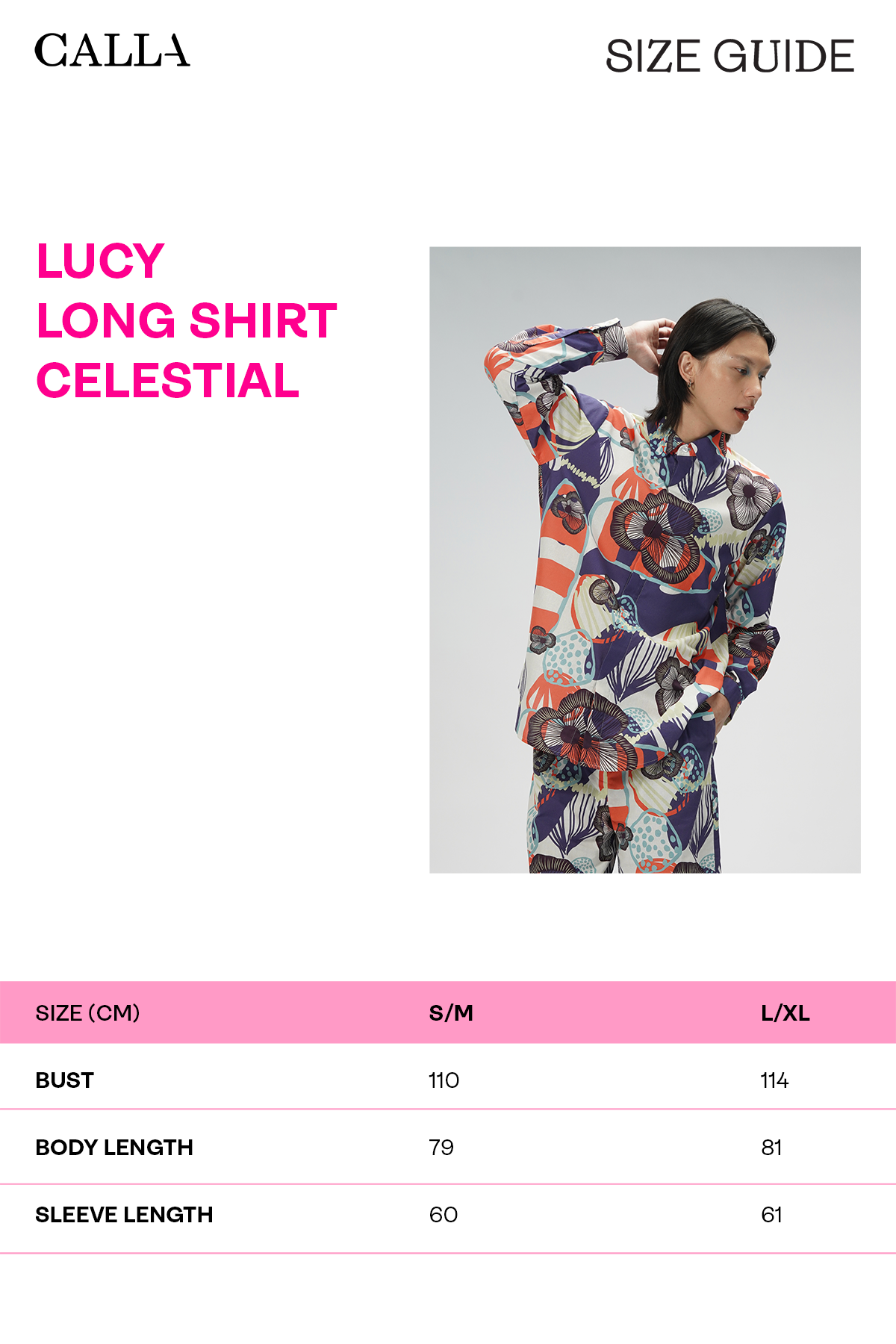 Lucy Long Shirt - Celestial