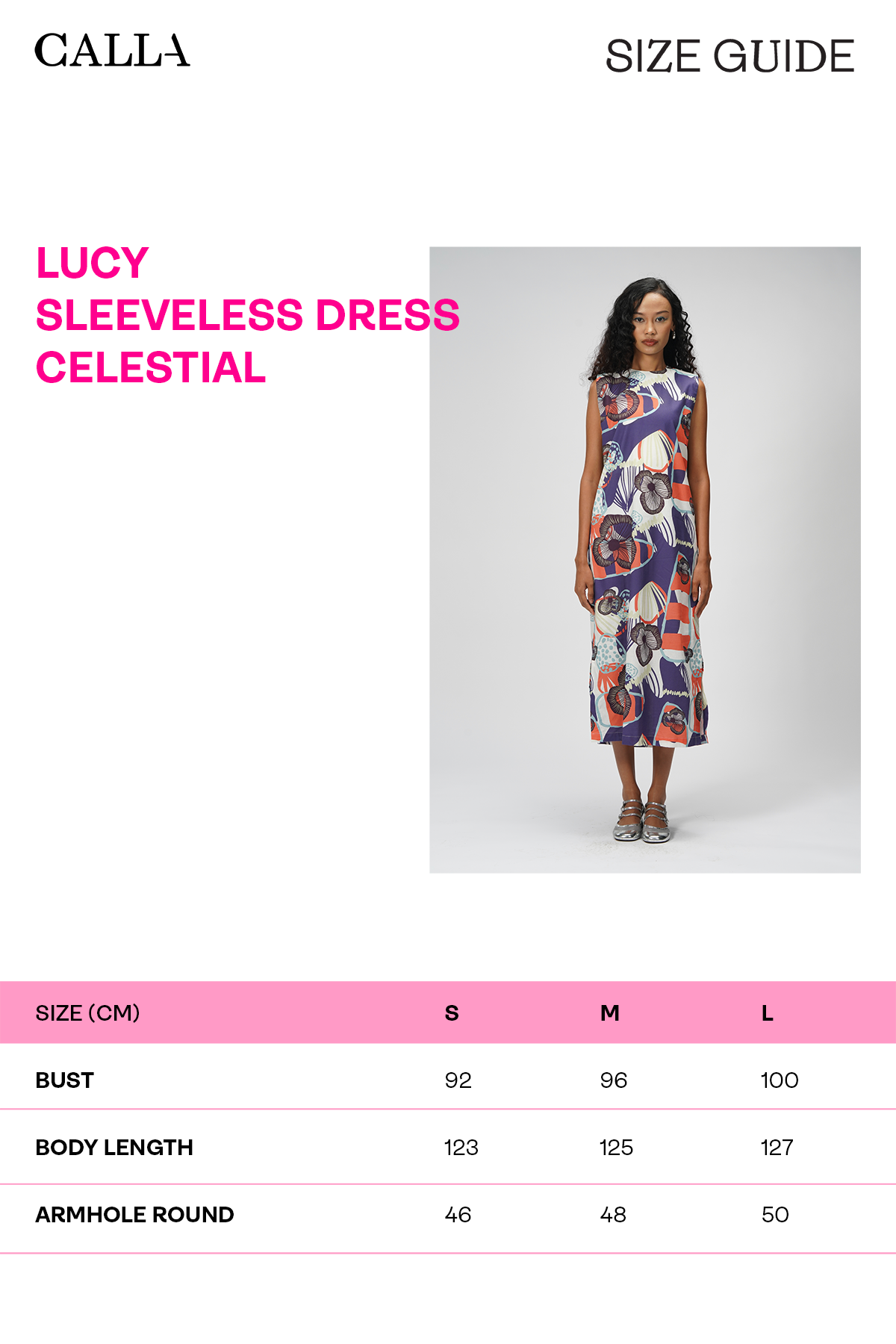 Lucy Sleeveless Dress - Celestial