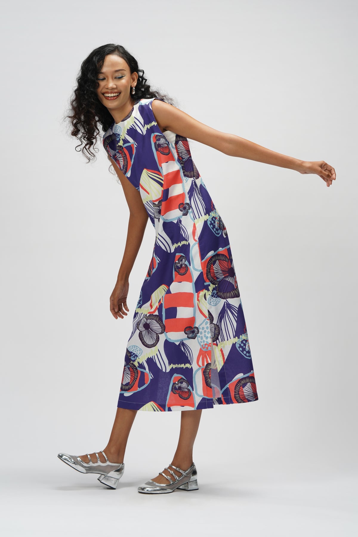 Lucy Sleeveless Dress - Celestial