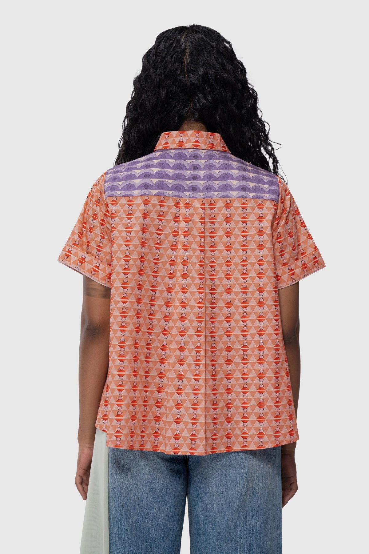 Mesh Short Shirt - Terracotta