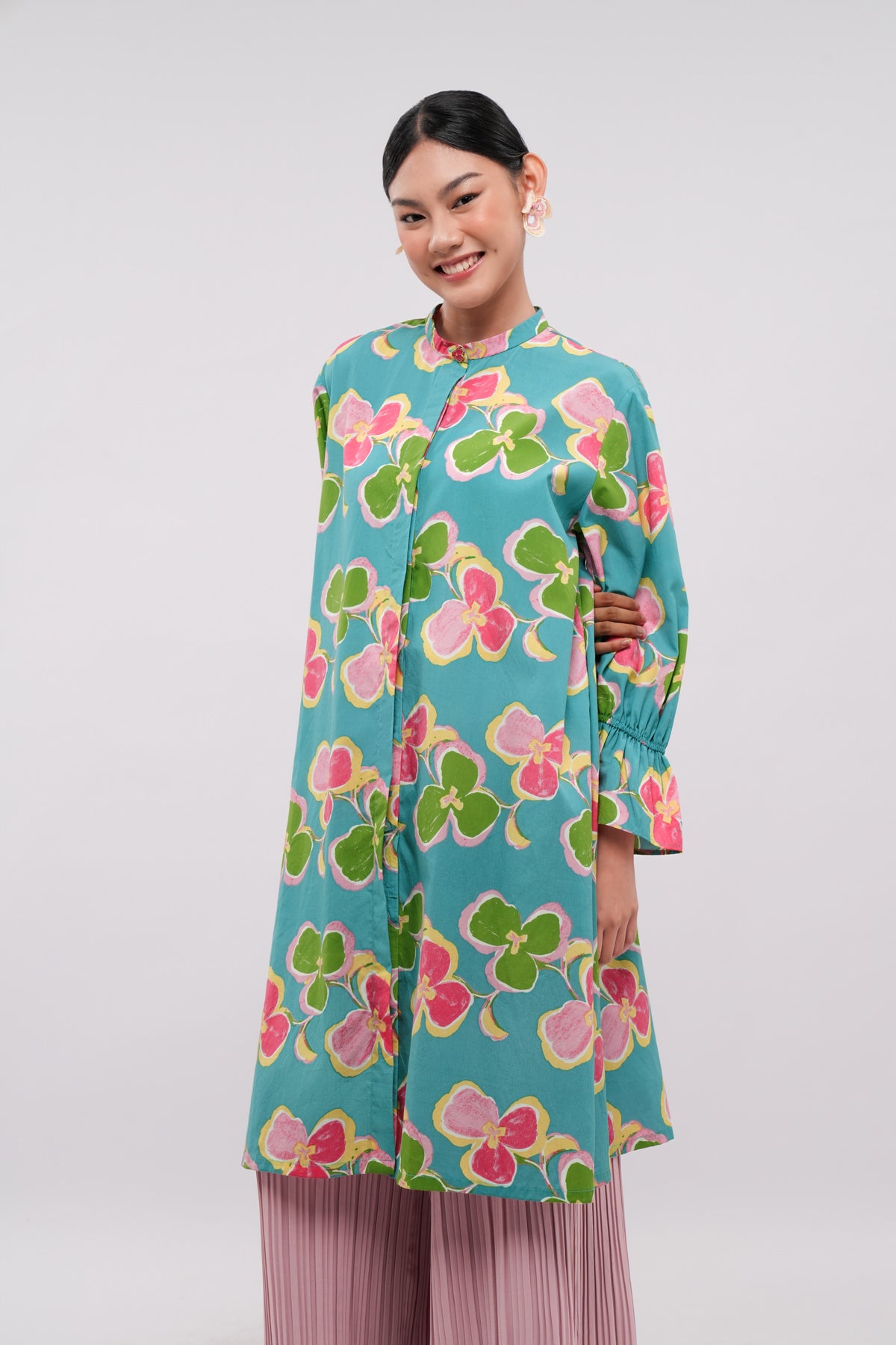 Mirae Midi Dress - Carribean