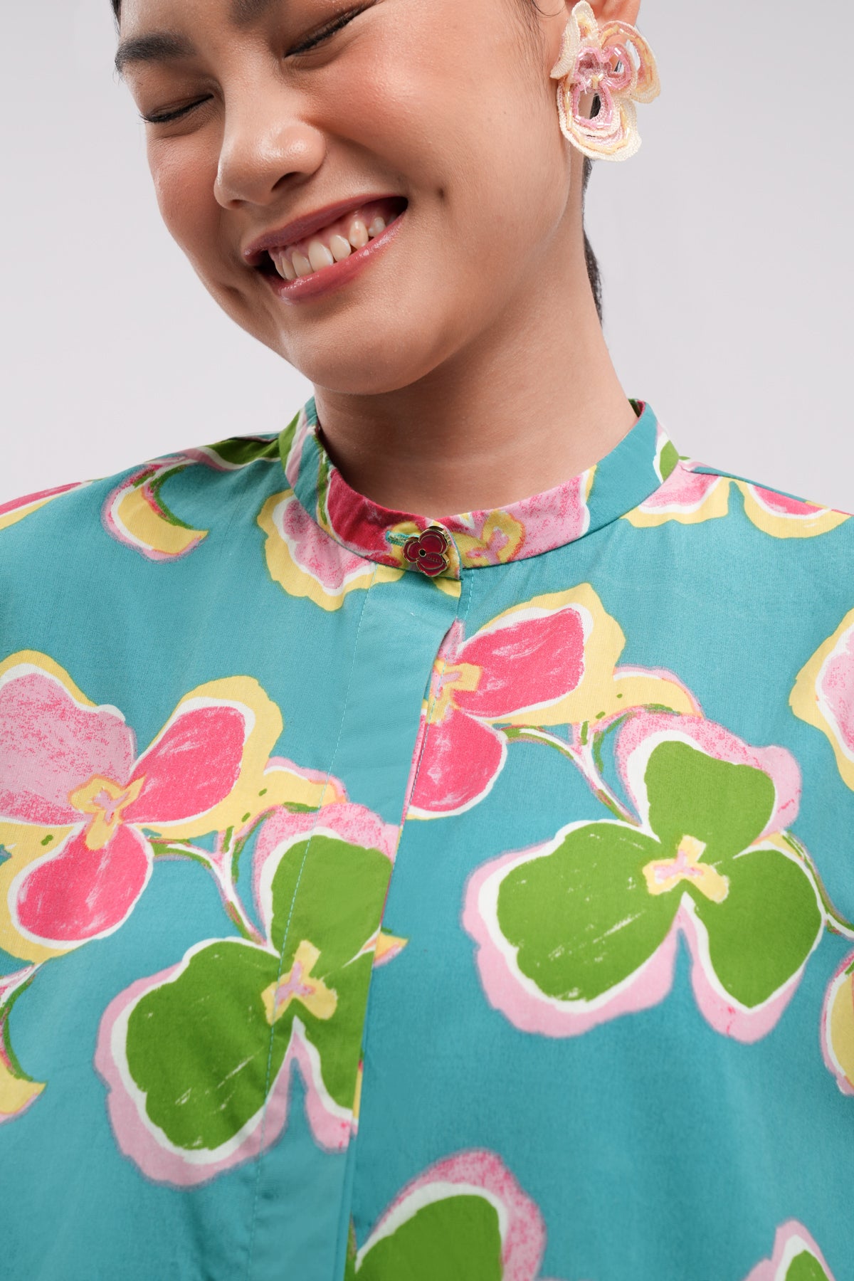 Mirae Midi Dress - Carribean