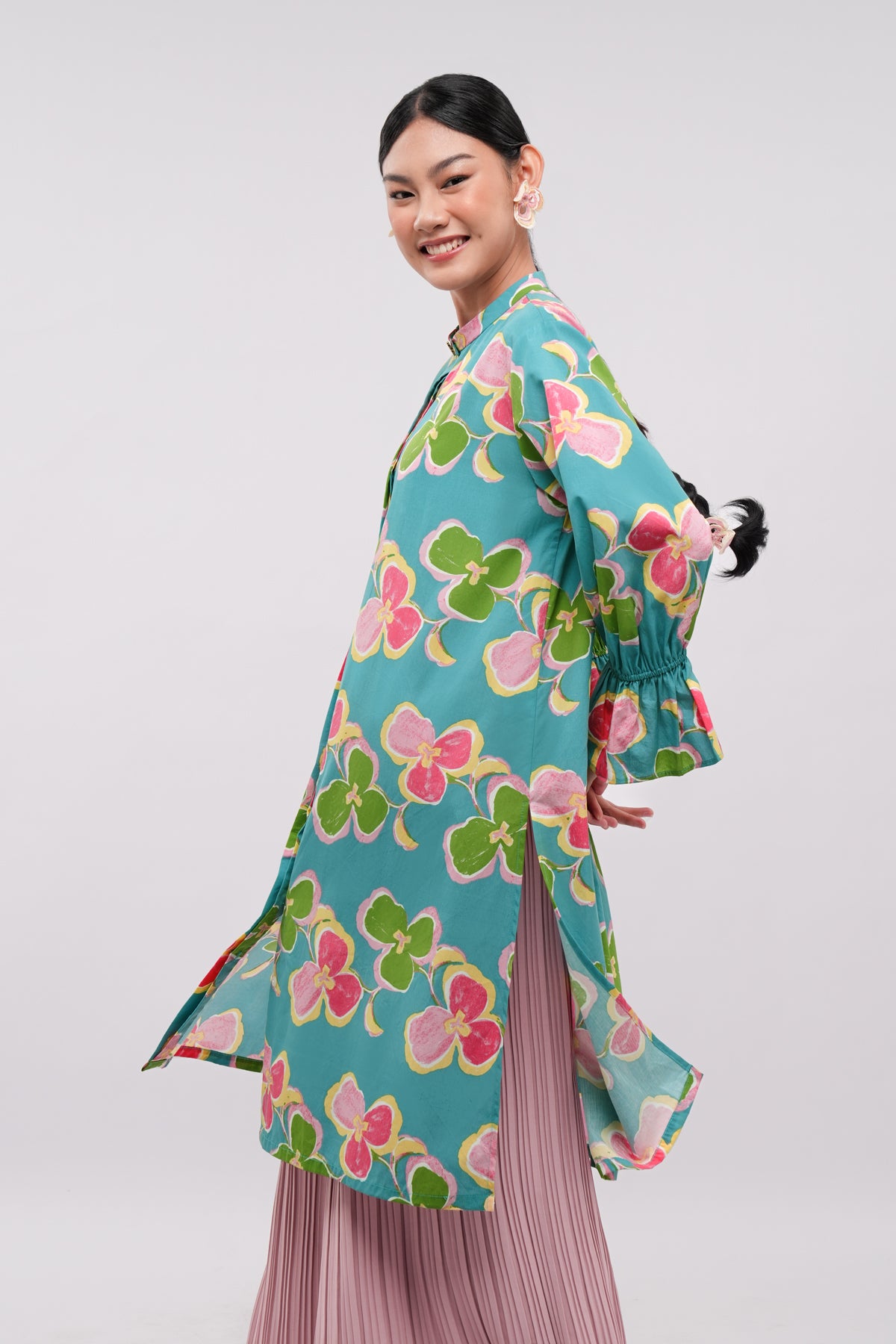 Mirae Midi Dress - Carribean