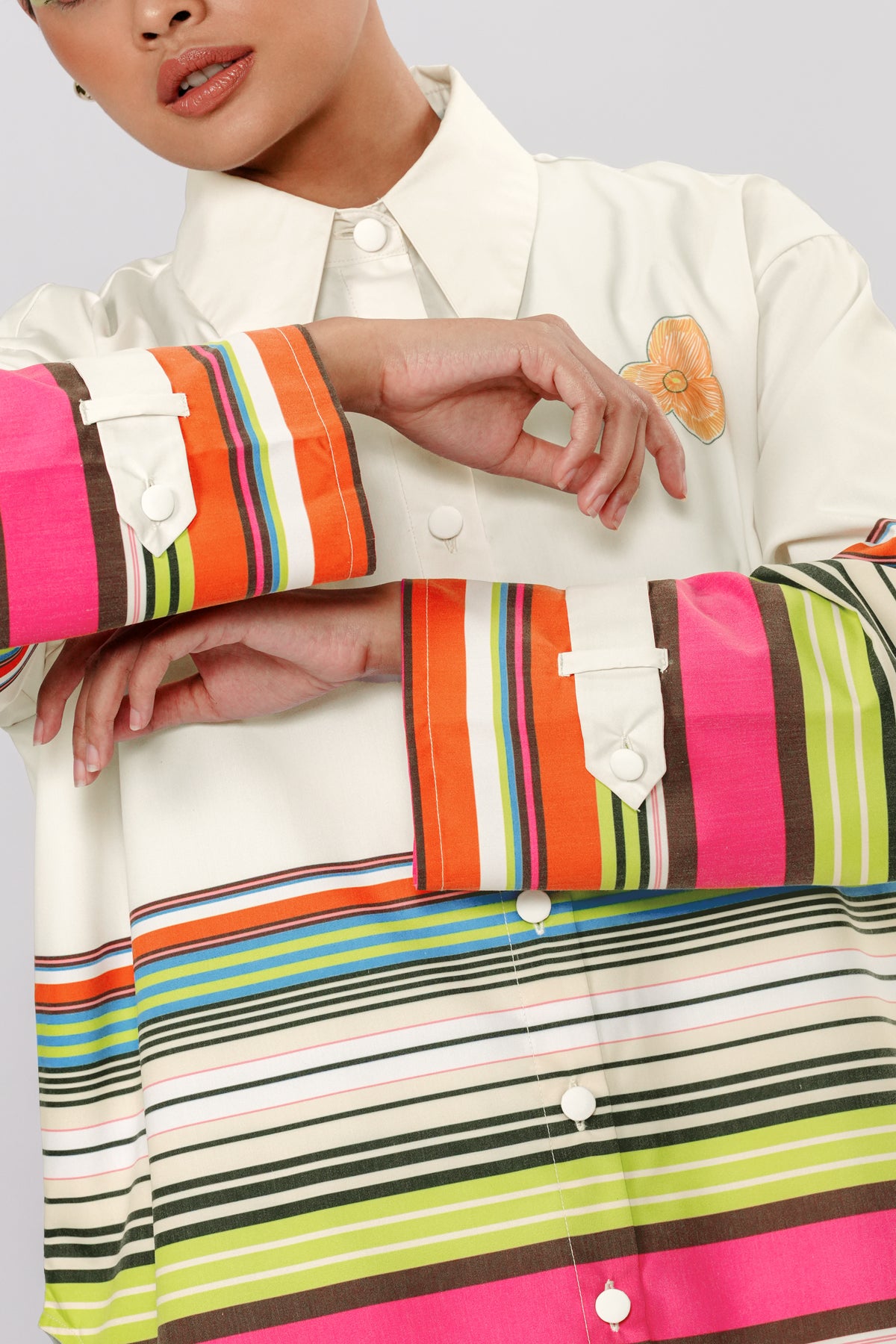 Misty Basic Shirt - Vermillion