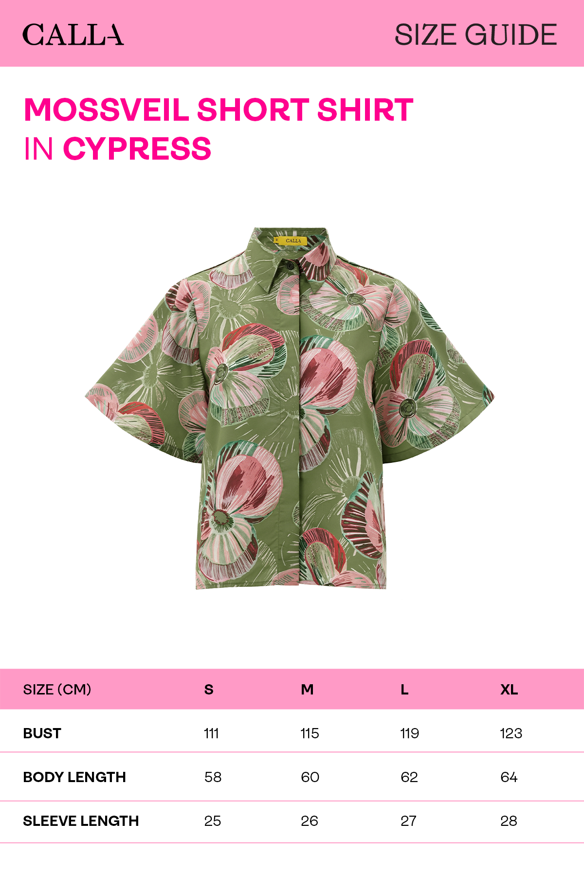 Mossveil Short Shirt - Cypress