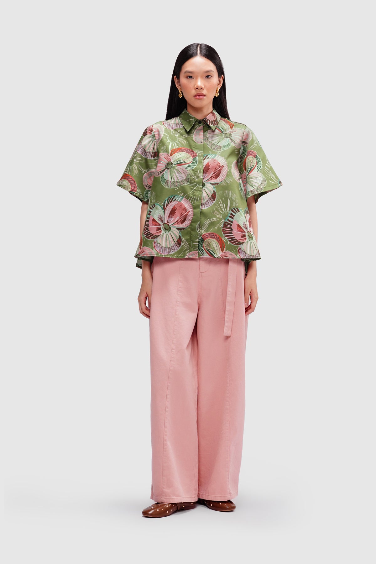 Mossveil Short Shirt - Cypress