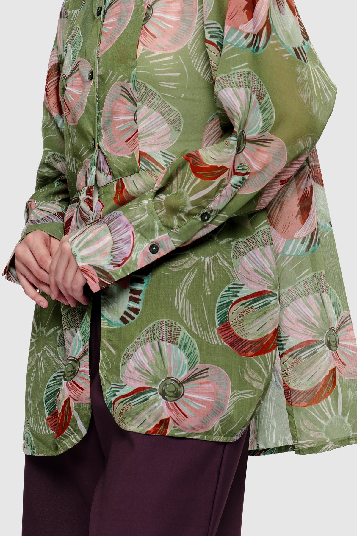 Mossveil Yoke Shirt - Cypress