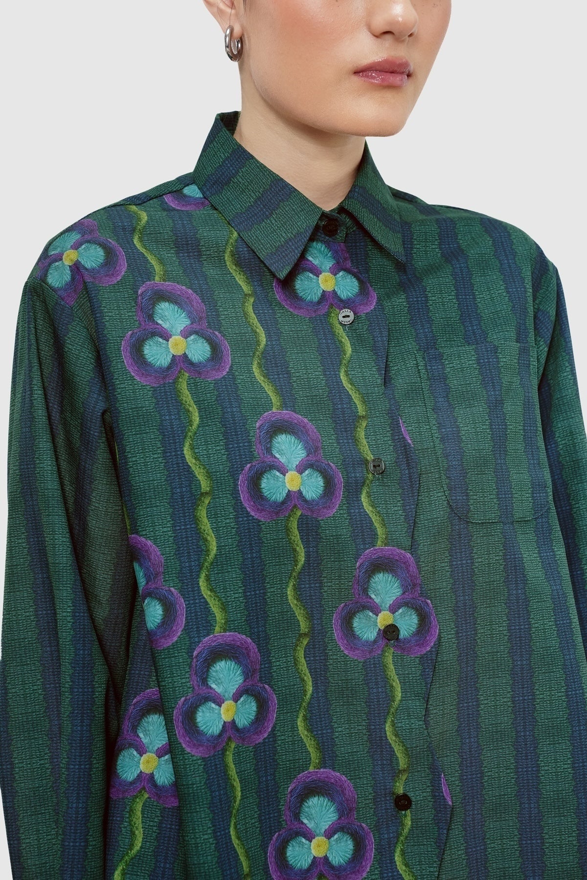 Mossy Zigzag Shirt - Arbor