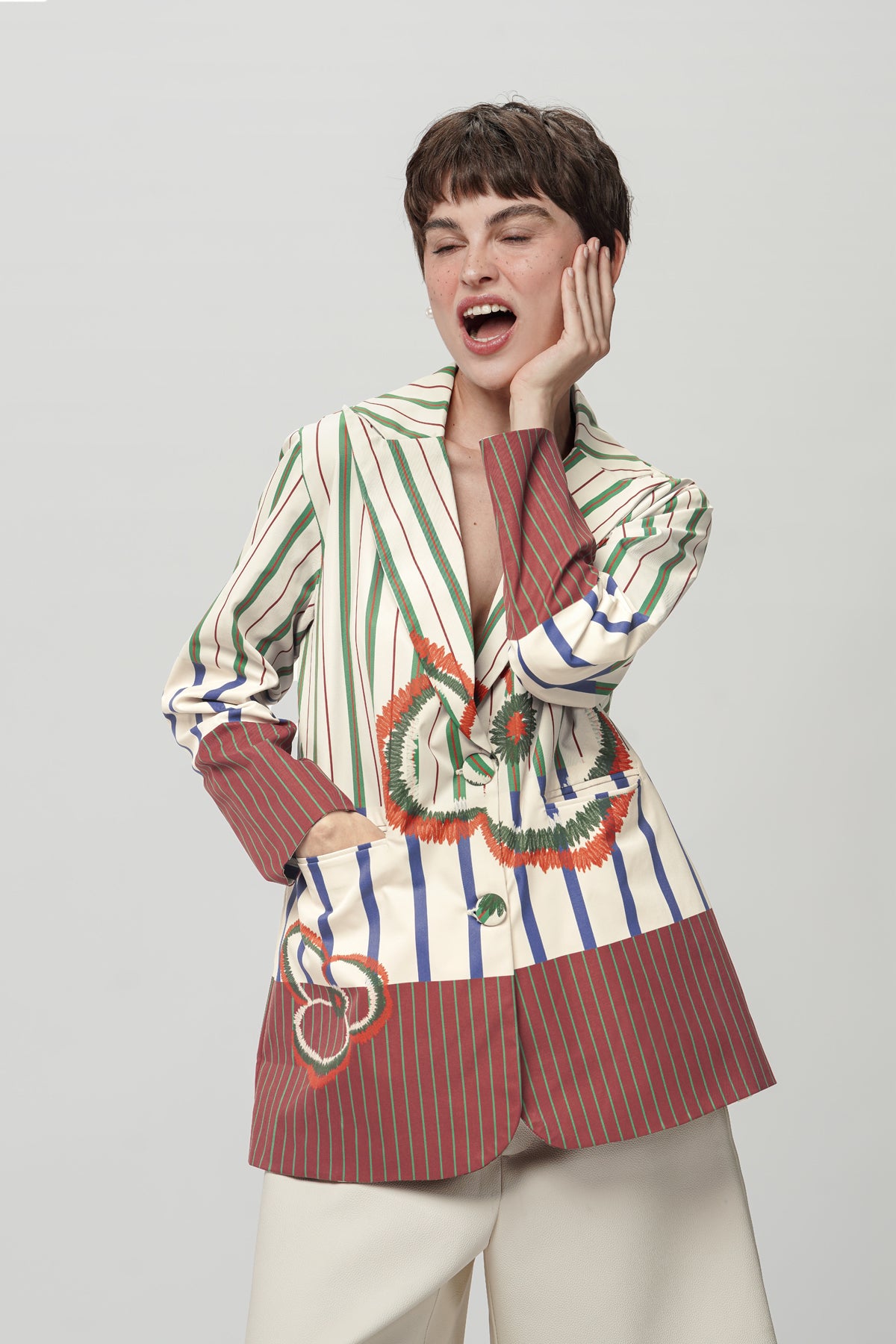 Megan Blazer - Autumn Brick