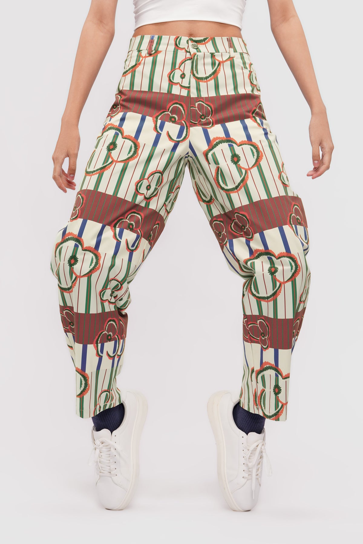 Megan Barrel Pants - Autumn Brick