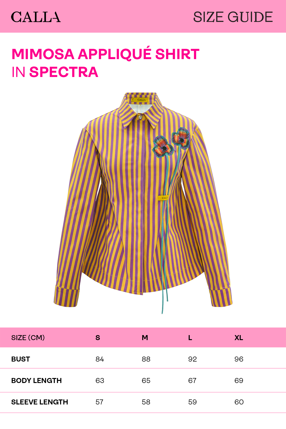 Mimosa Appliqué Shirt - Spectra