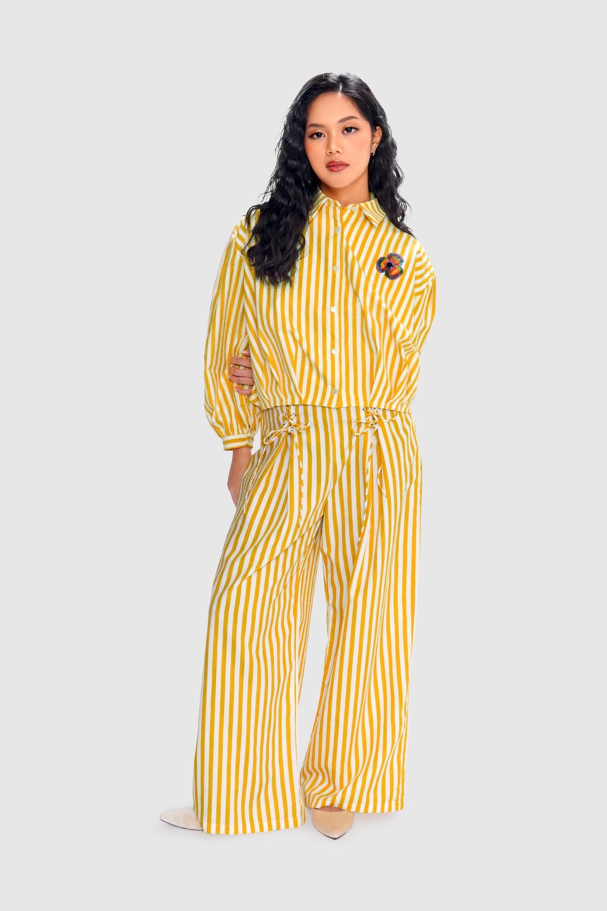 Mimosa Boxy Shirt - Goldenrod