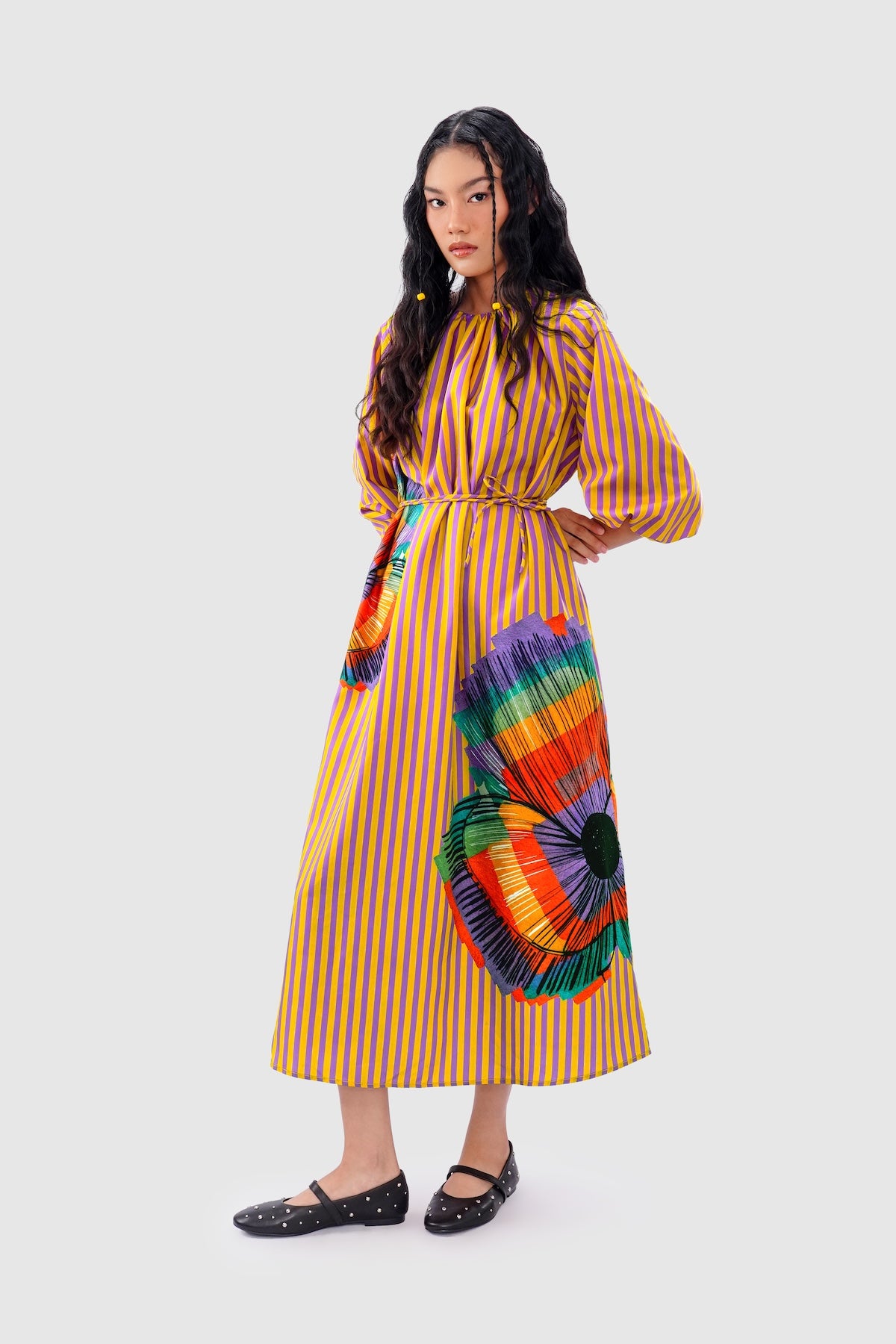 Mimosa Puffy Dress - Spectra