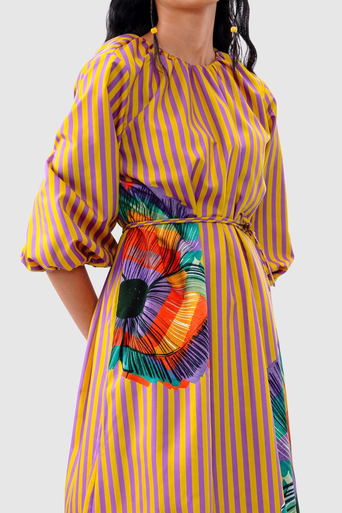 Mimosa Puffy Dress - Spectra