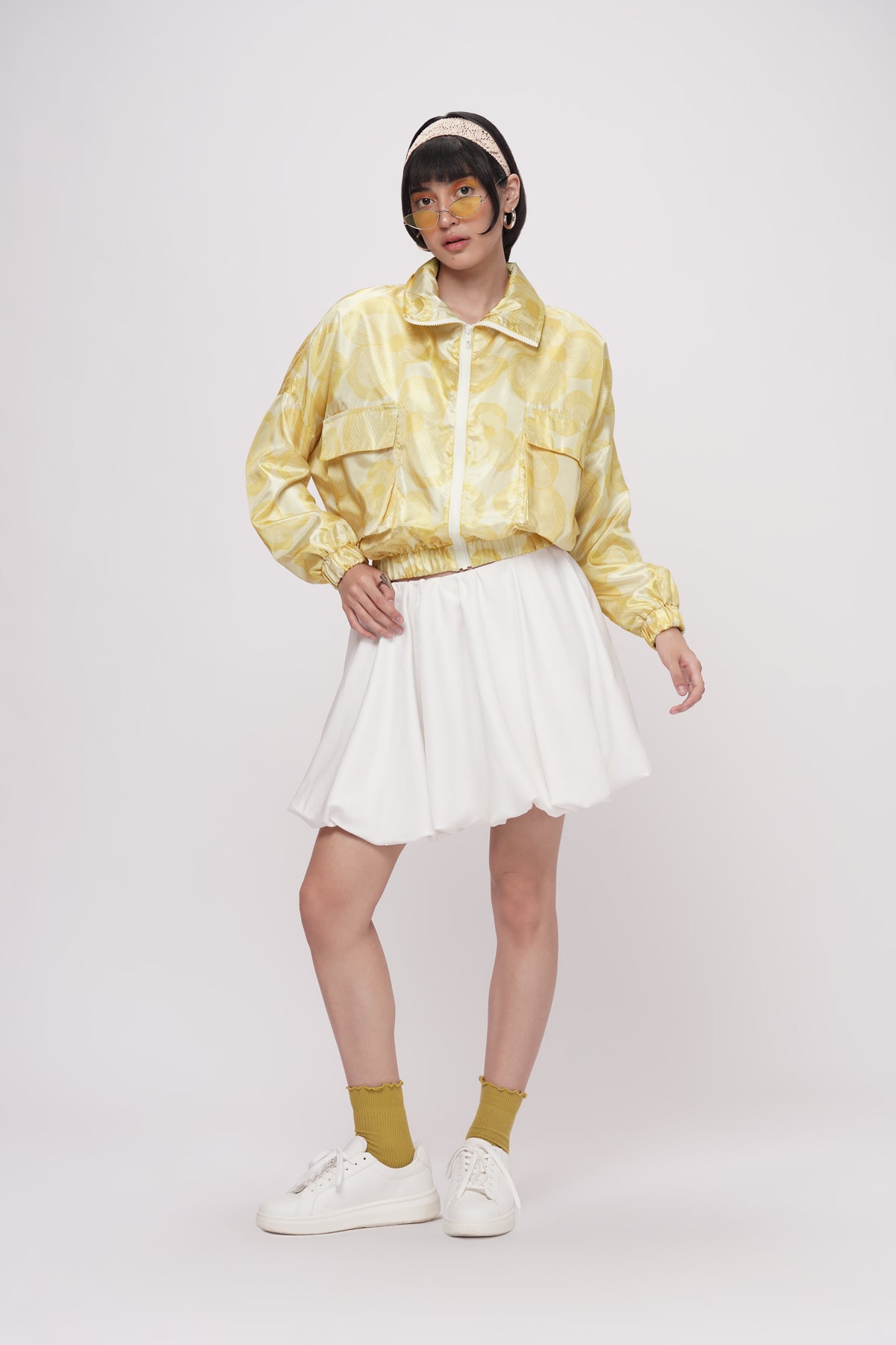 Mora Crop Jacket - Yell-o