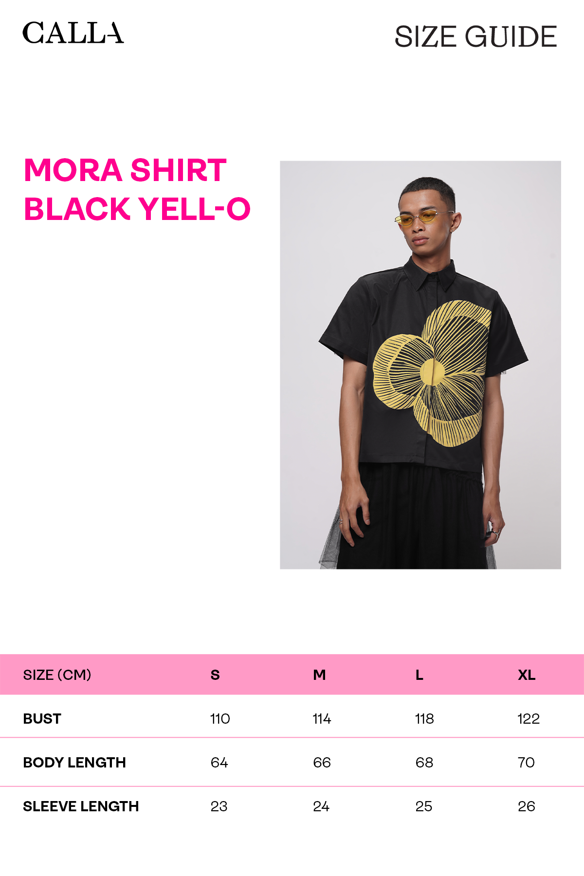 Mora Shirt - Black Yell-o
