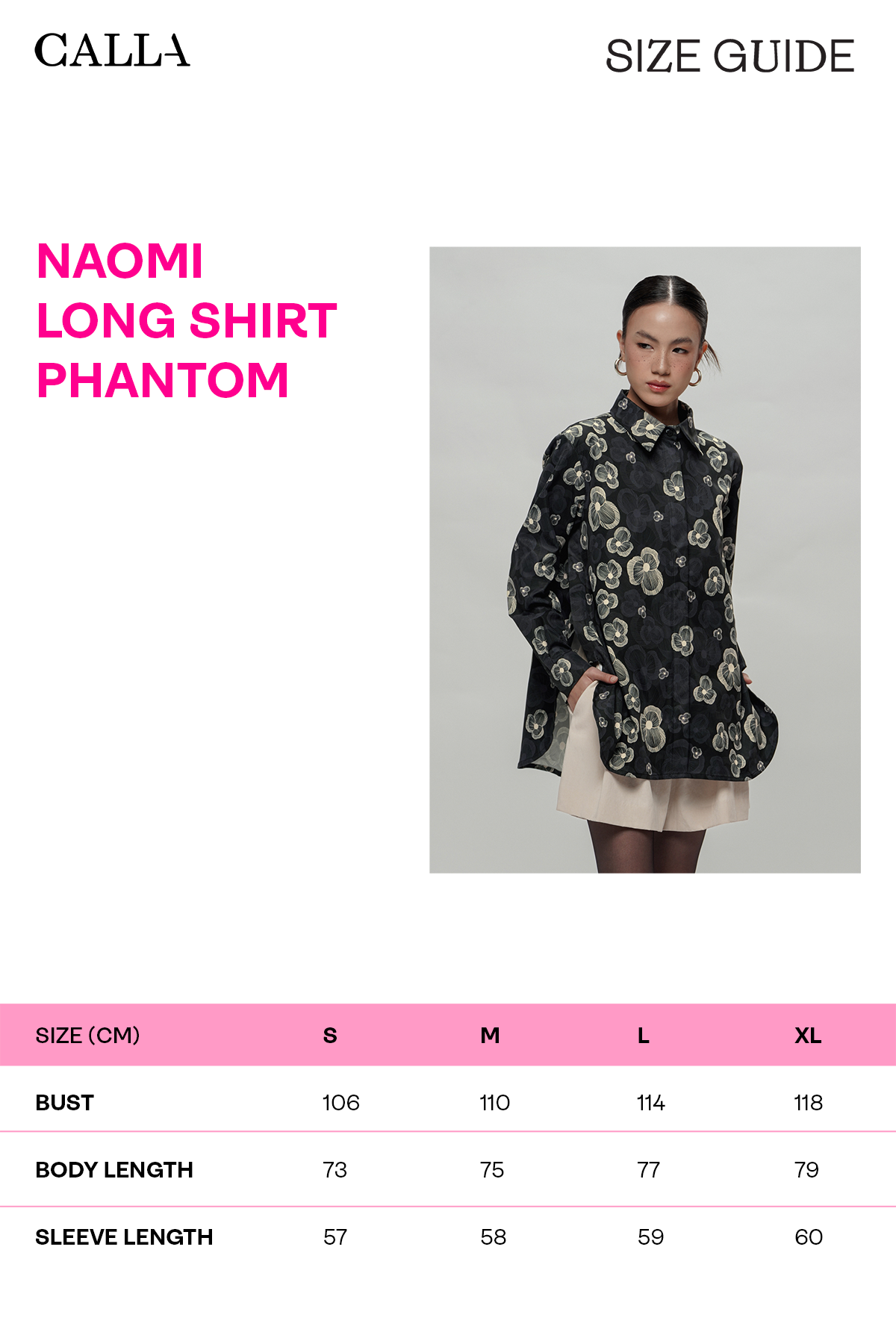 Naomi Long Shirt - Phantom