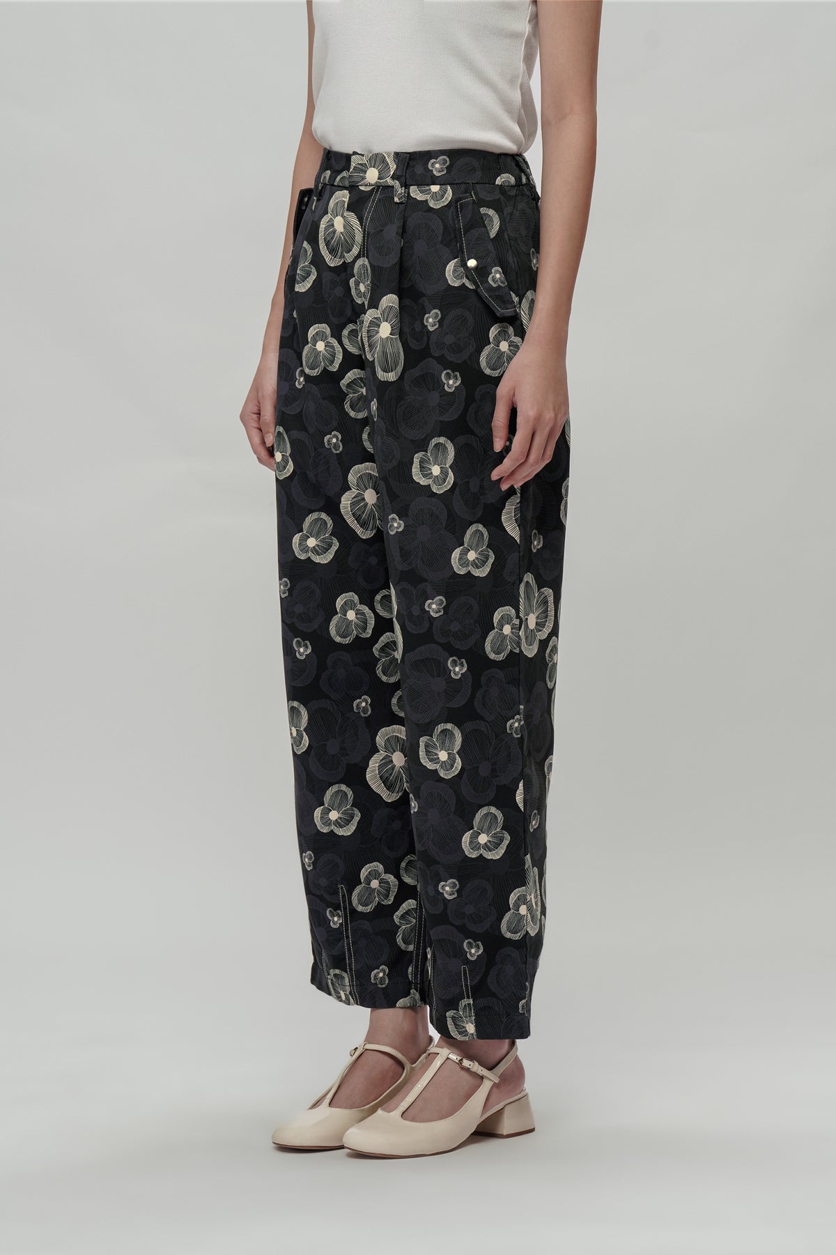 Naomi Tapered Pants - Phantom